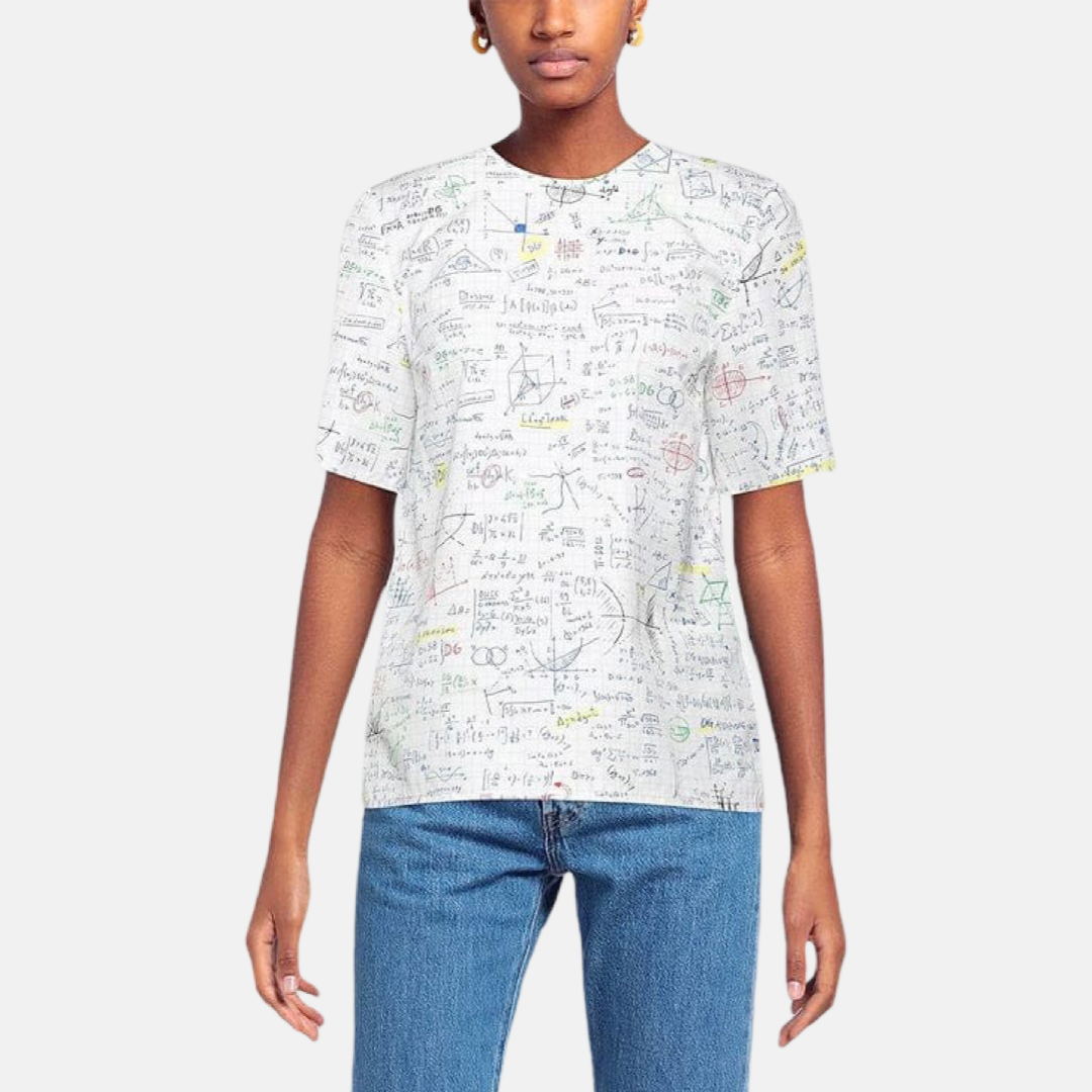 Дамска тениска Dolce & Gabbana Algebra Print Women T-shirt