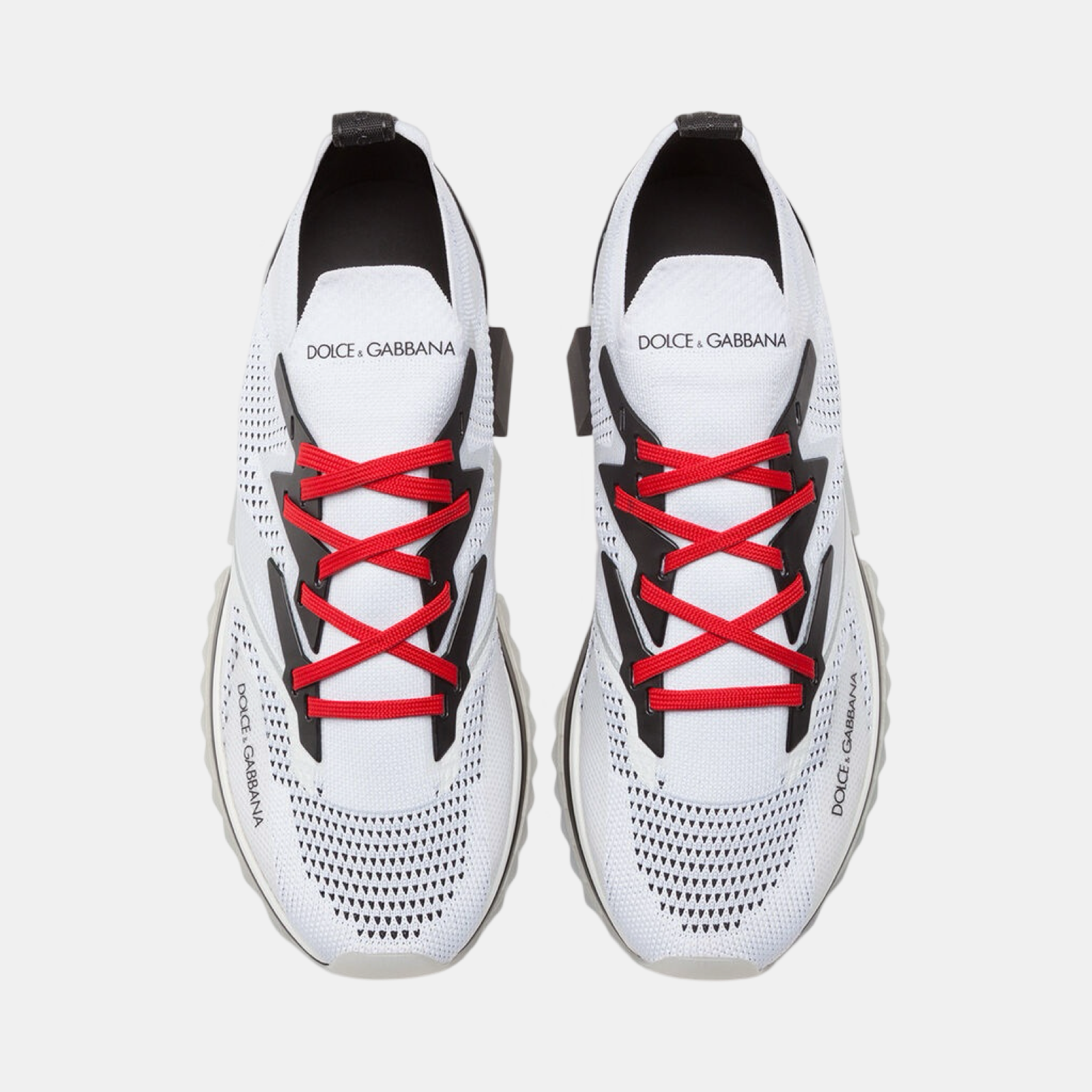 Dolce & Gabbana Sorrento Sport Stretch Men Sneakers CS1822 AW476 Top View