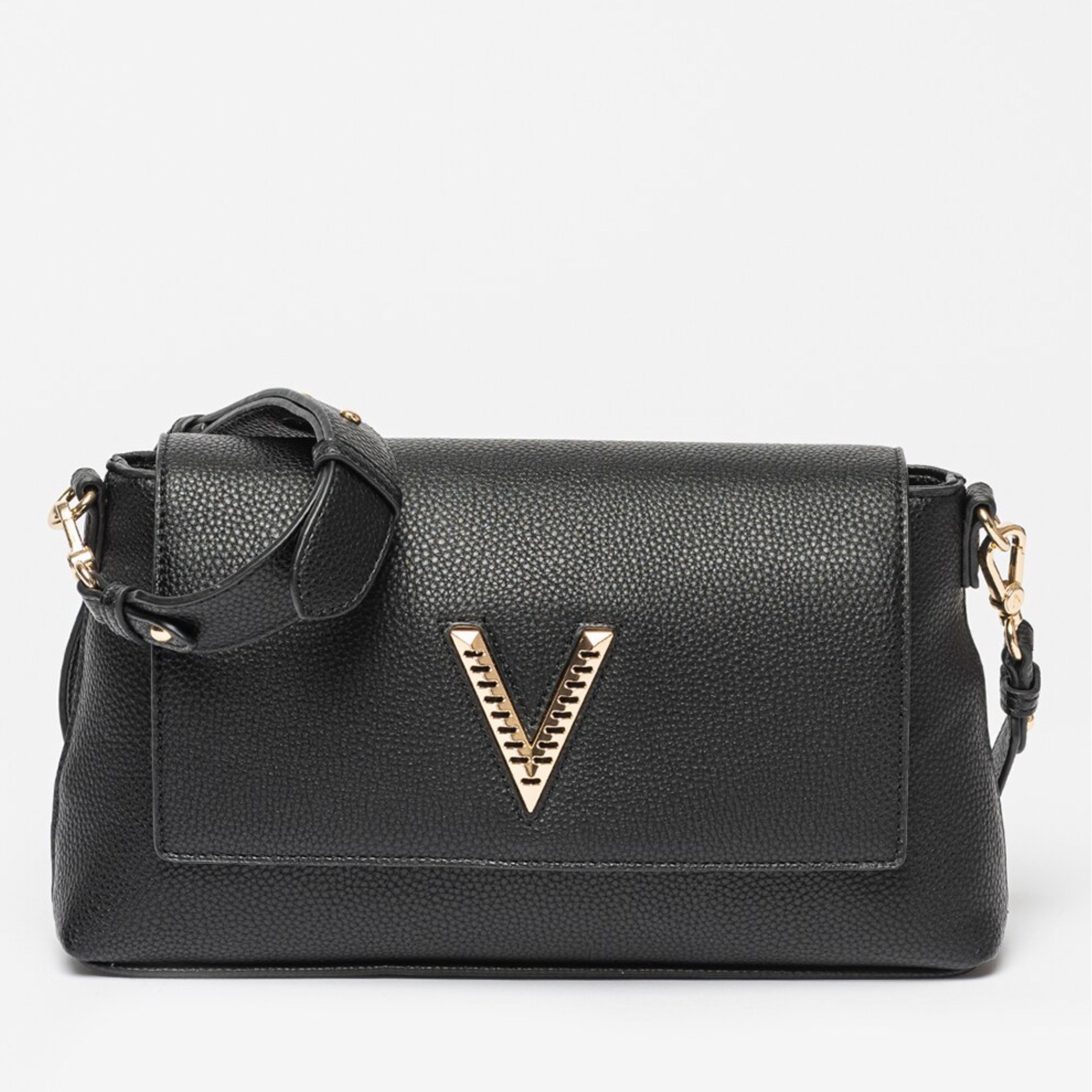 Дамска ежедневна кросбоди чанта в черно Women’s crossbody bag Valentino Oregon Re VBS7GA0 Black