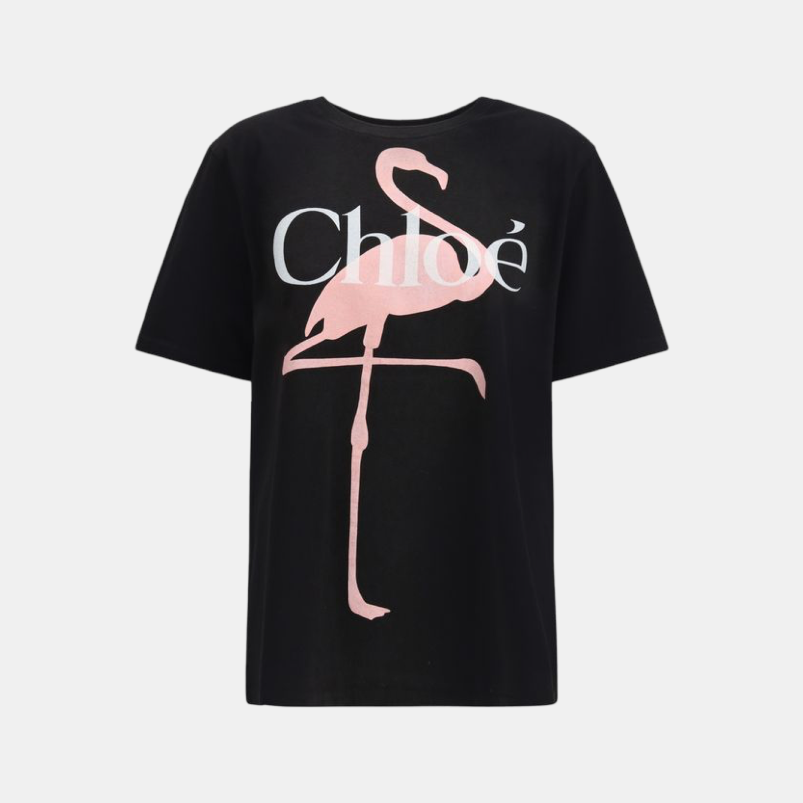Chloé Generous Logo T-Shirt CH26SJH20807070 Front View