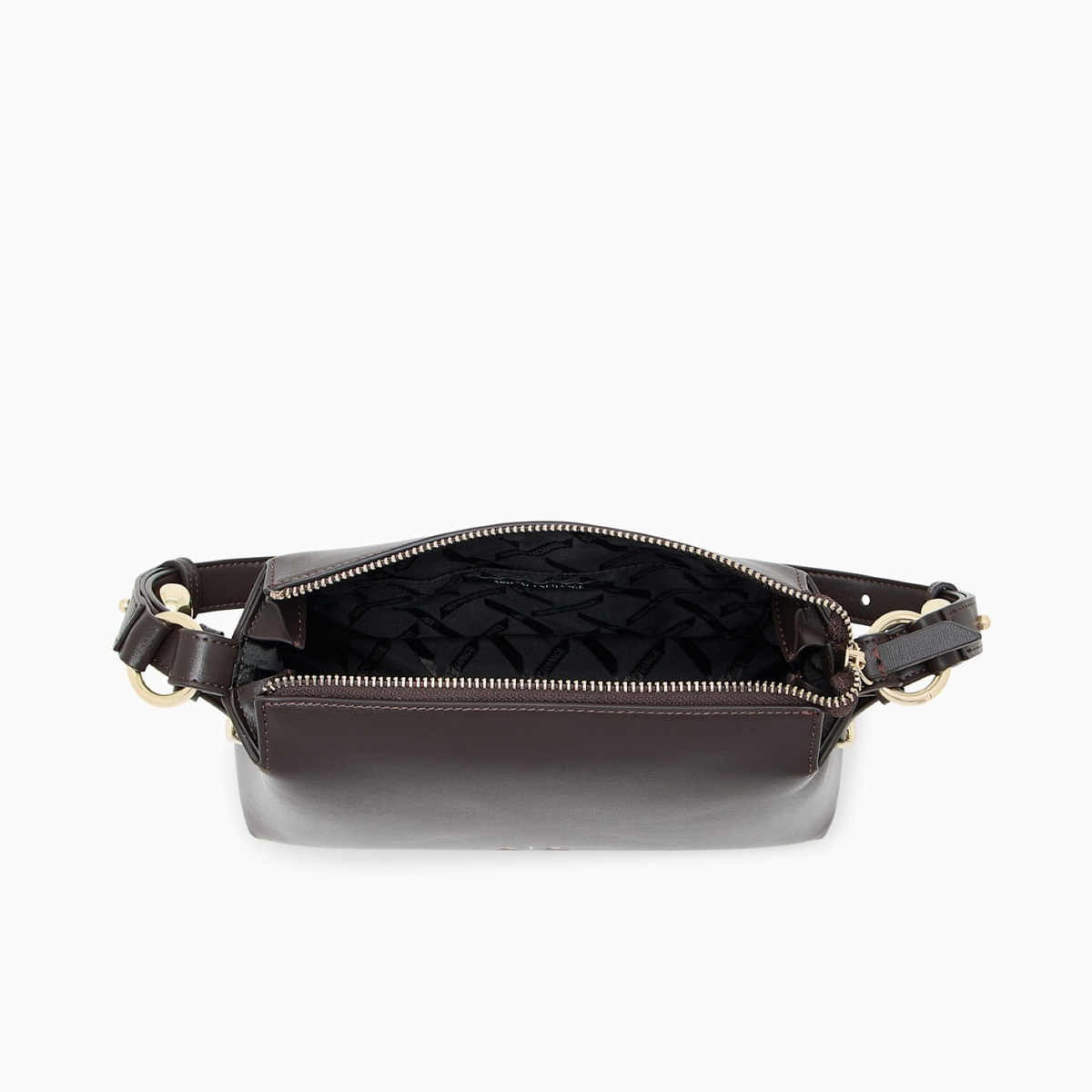 Дамска кафява чанта Armani Exchange Women Shoulder Bag XW002990 AF26452 U6032 Inside View