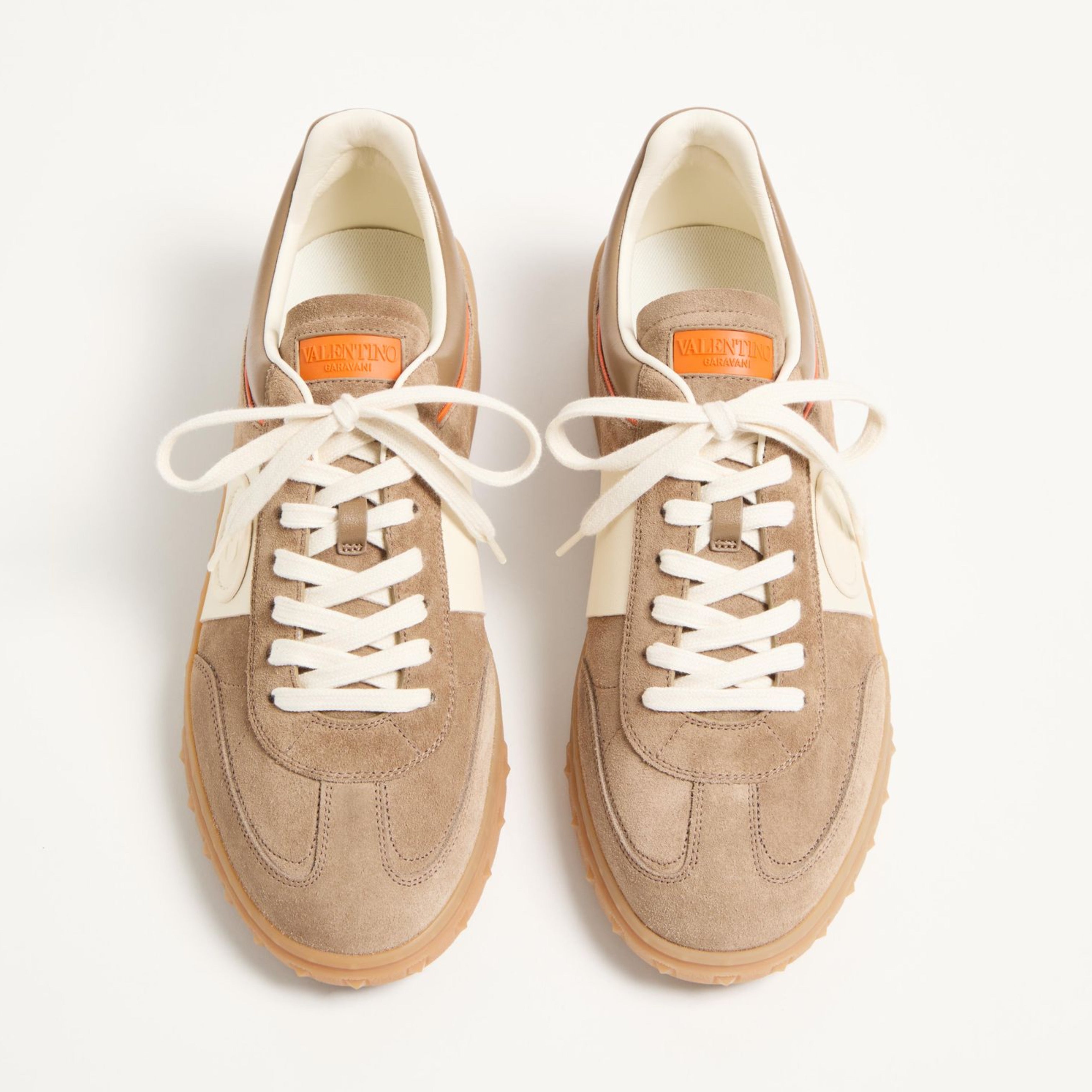 Мъжки кецове Men’s sneakers Valentino Garavani Upvillage 7Y2S0H77LAL BSB Khaki/Ivory top view