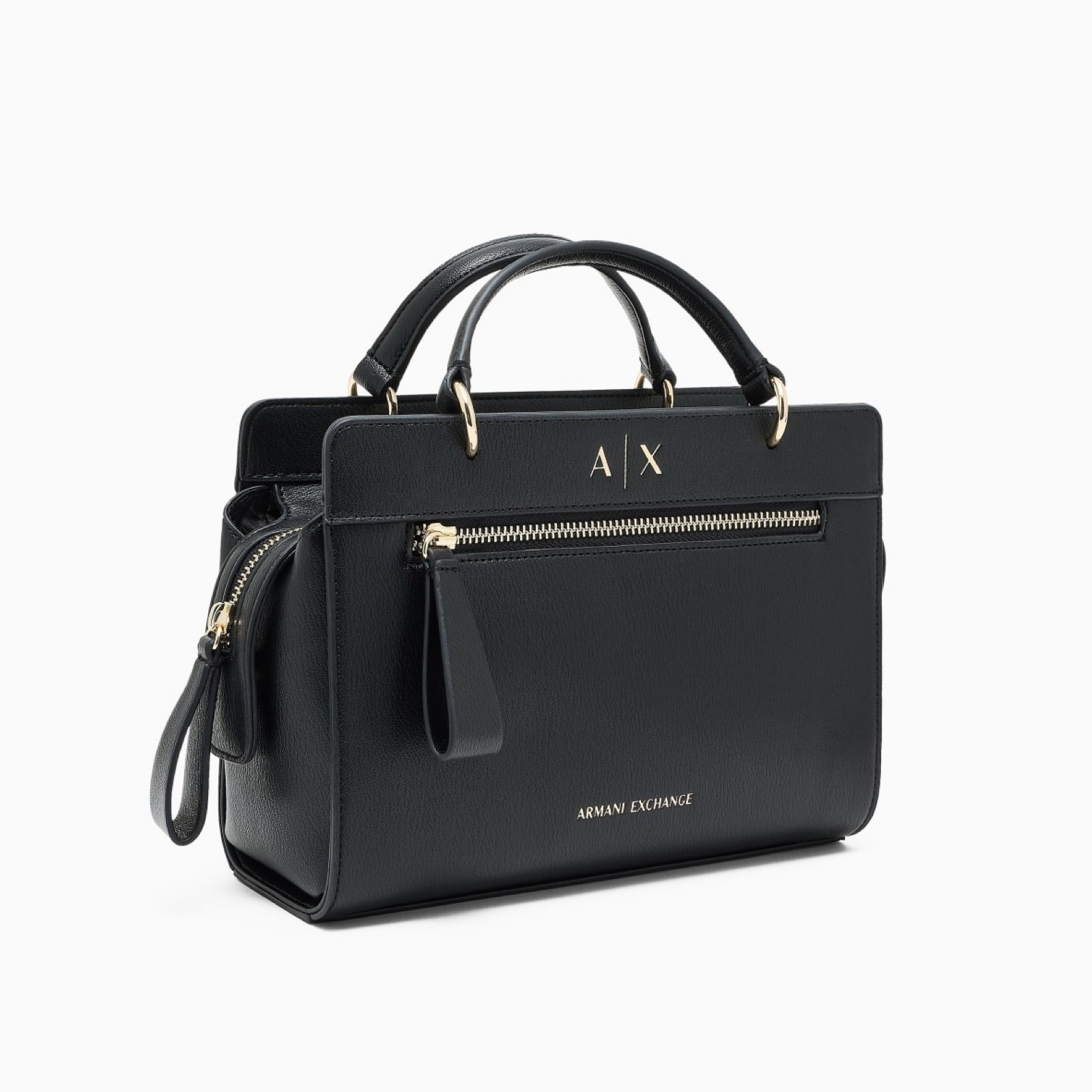 Дамска черна чанта Armani Exchange Women Handbag XW001554 AF17117 Side View