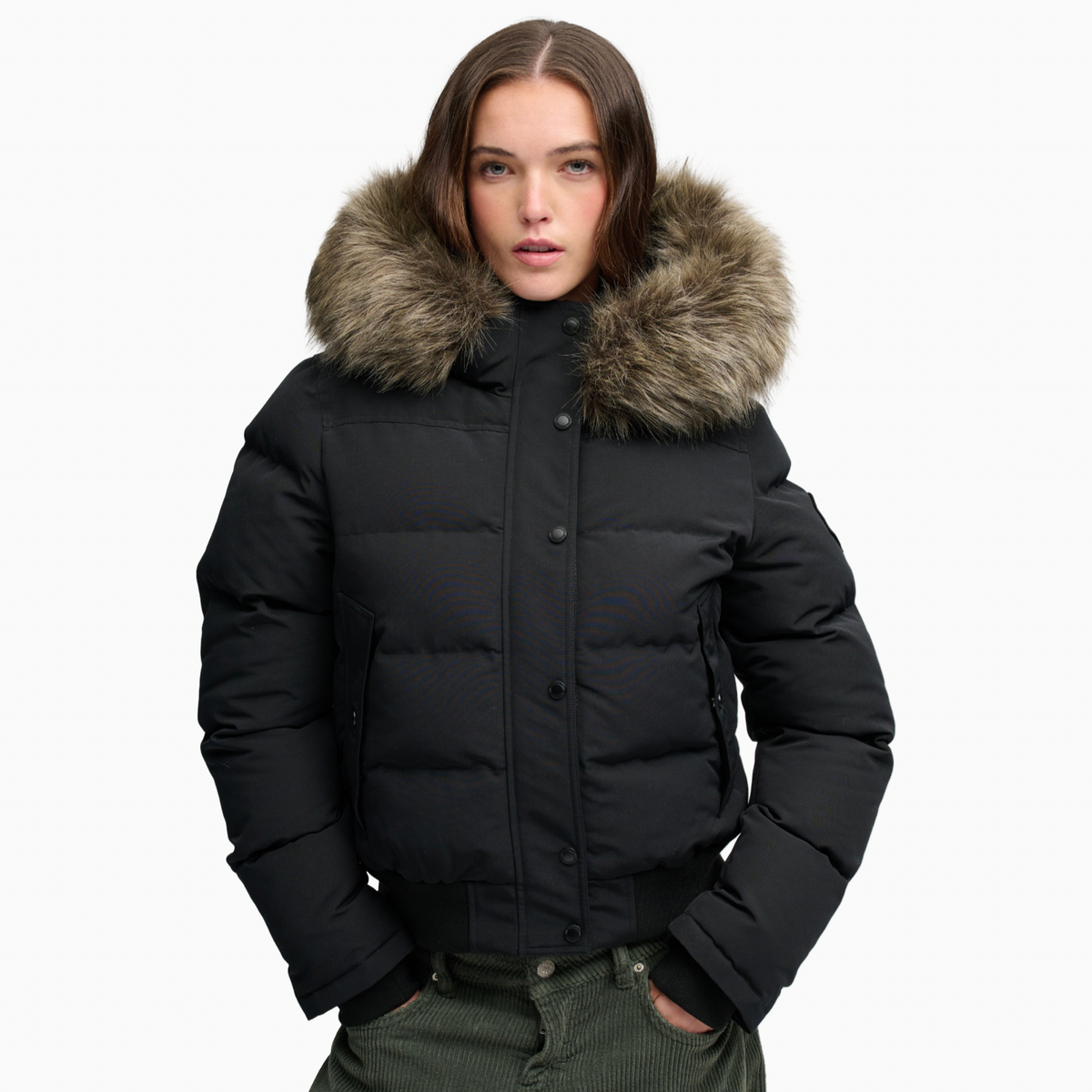 Дамско яке Superdry Everest Women Jacket W5011785A Front View
