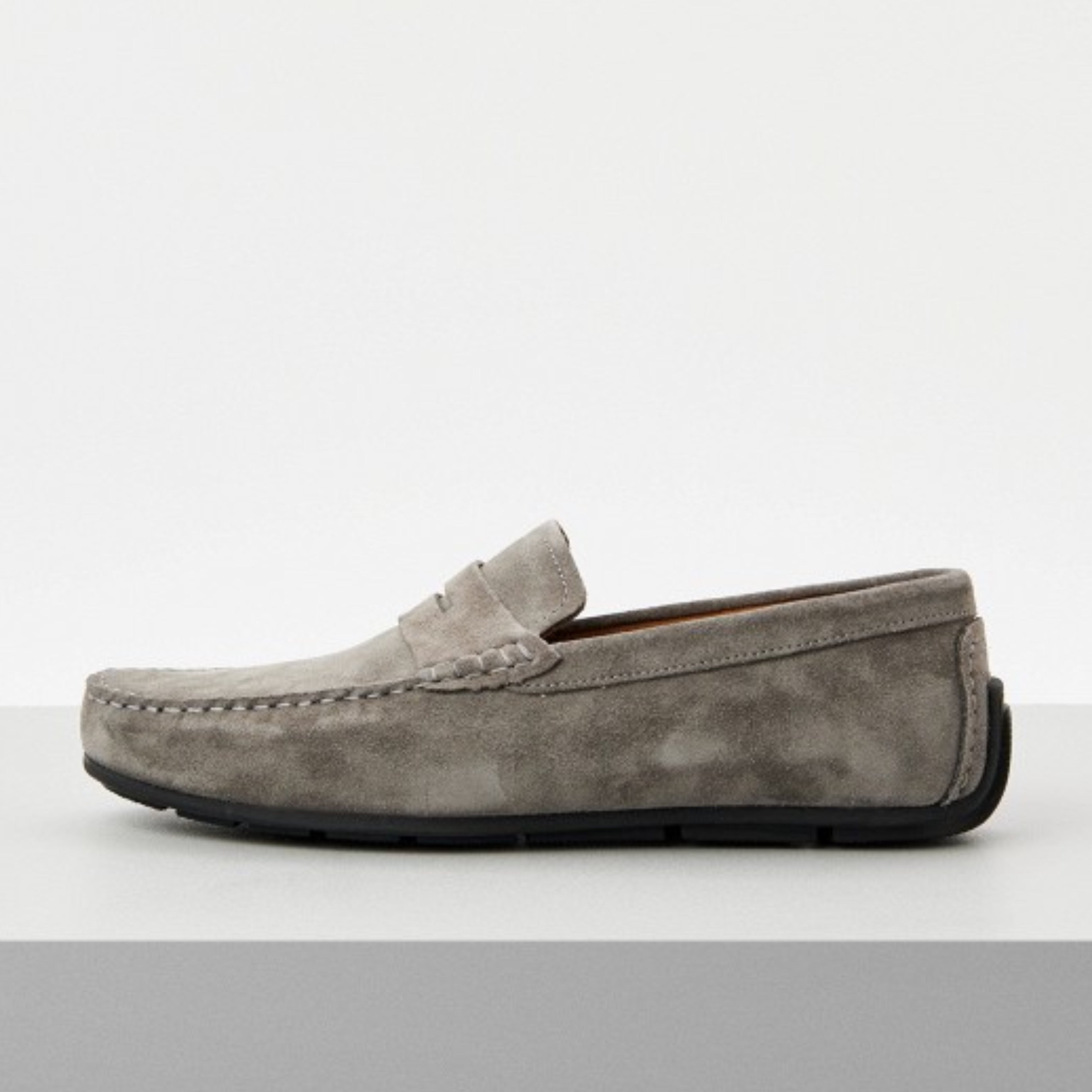 Мъжки мокасини Men’s gray driver moccasins Cerruti 1881 CSSU01516M lateral view