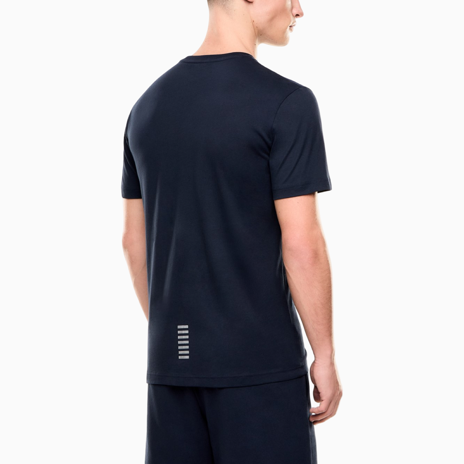 Мъжка синя тениска EA7 Emporio Armani Men T-shirt 8NPT25 PJVPZ 0562 Back View