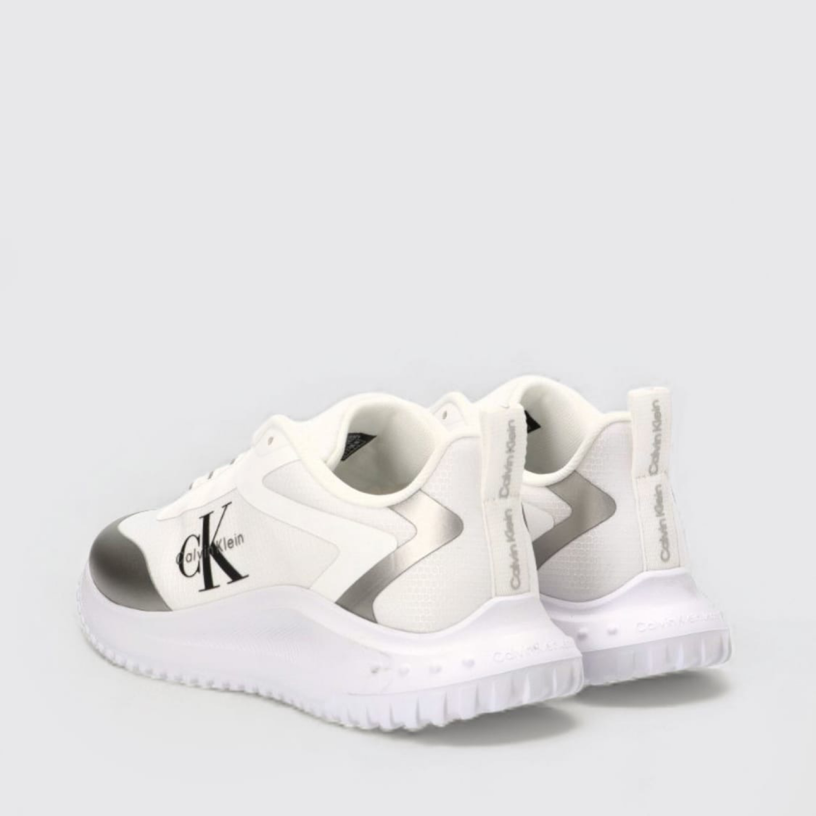Дамски маратонки Calvin Klein Jeans Women Sneakers YW0YW02080 01V Heel View