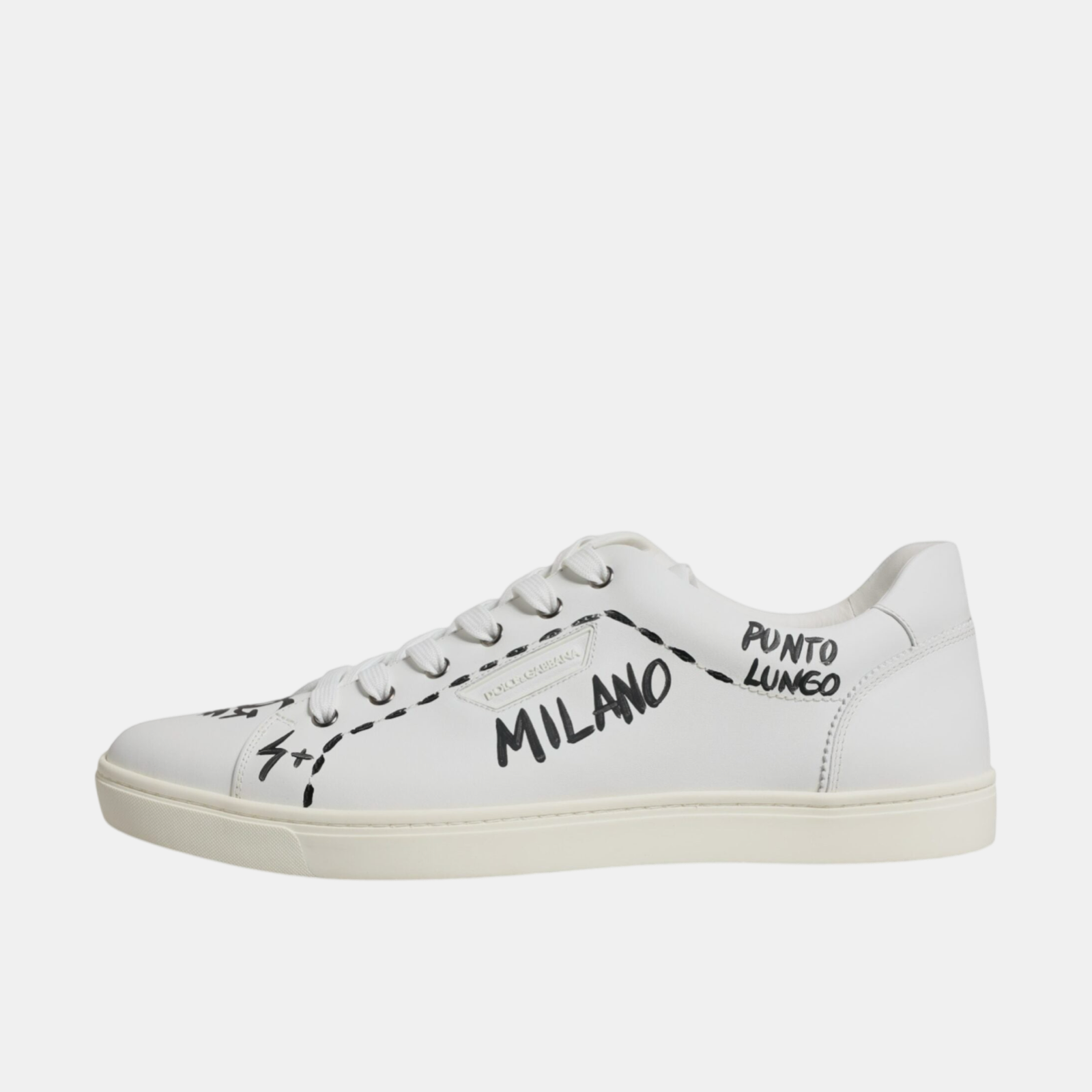 Мъжки бели маратонки Dolce & Gabbana Milano Men Sneakers CS1326 B7033