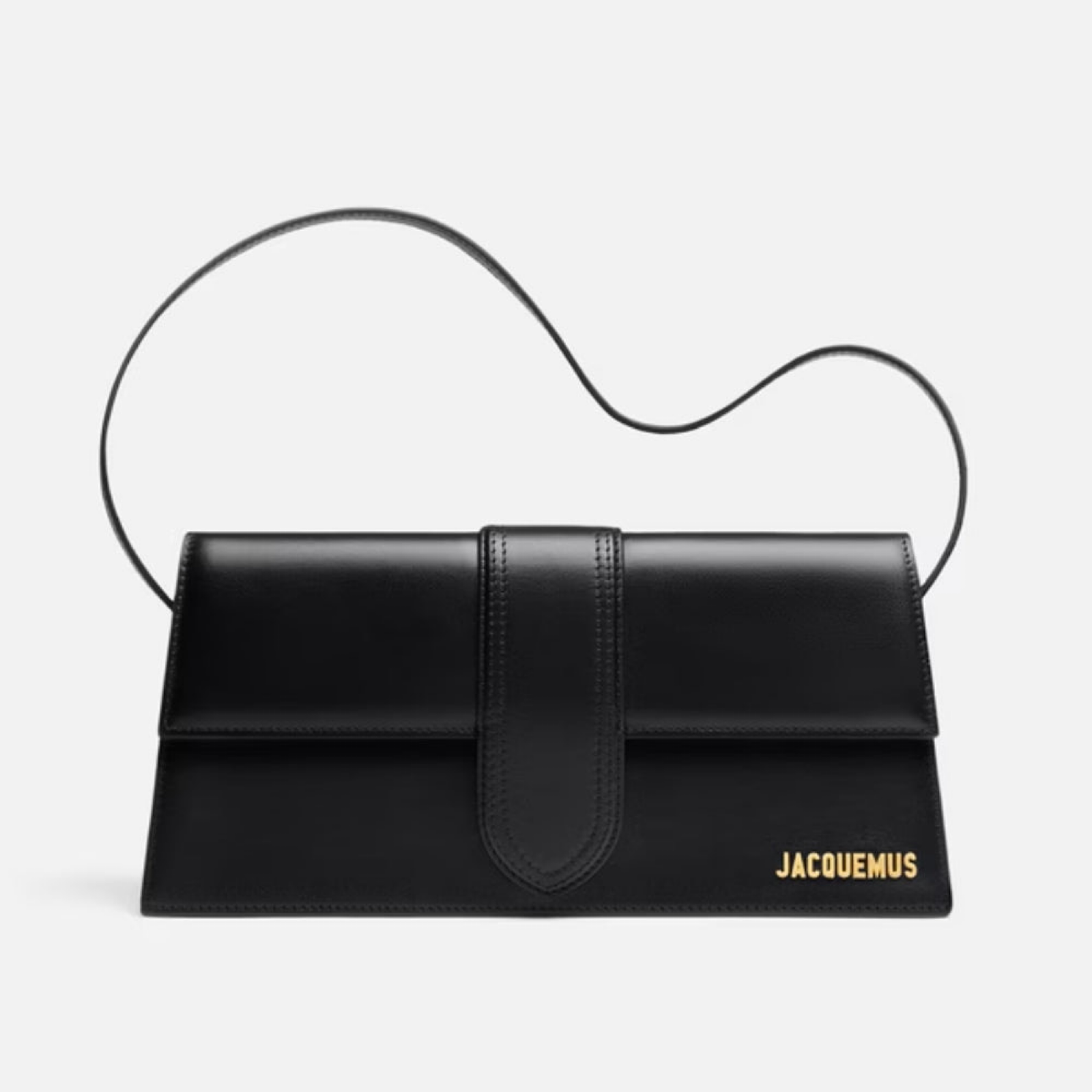 Jacquemus Le Bambino Long Black Bag 213BA007-3066-390 Front View