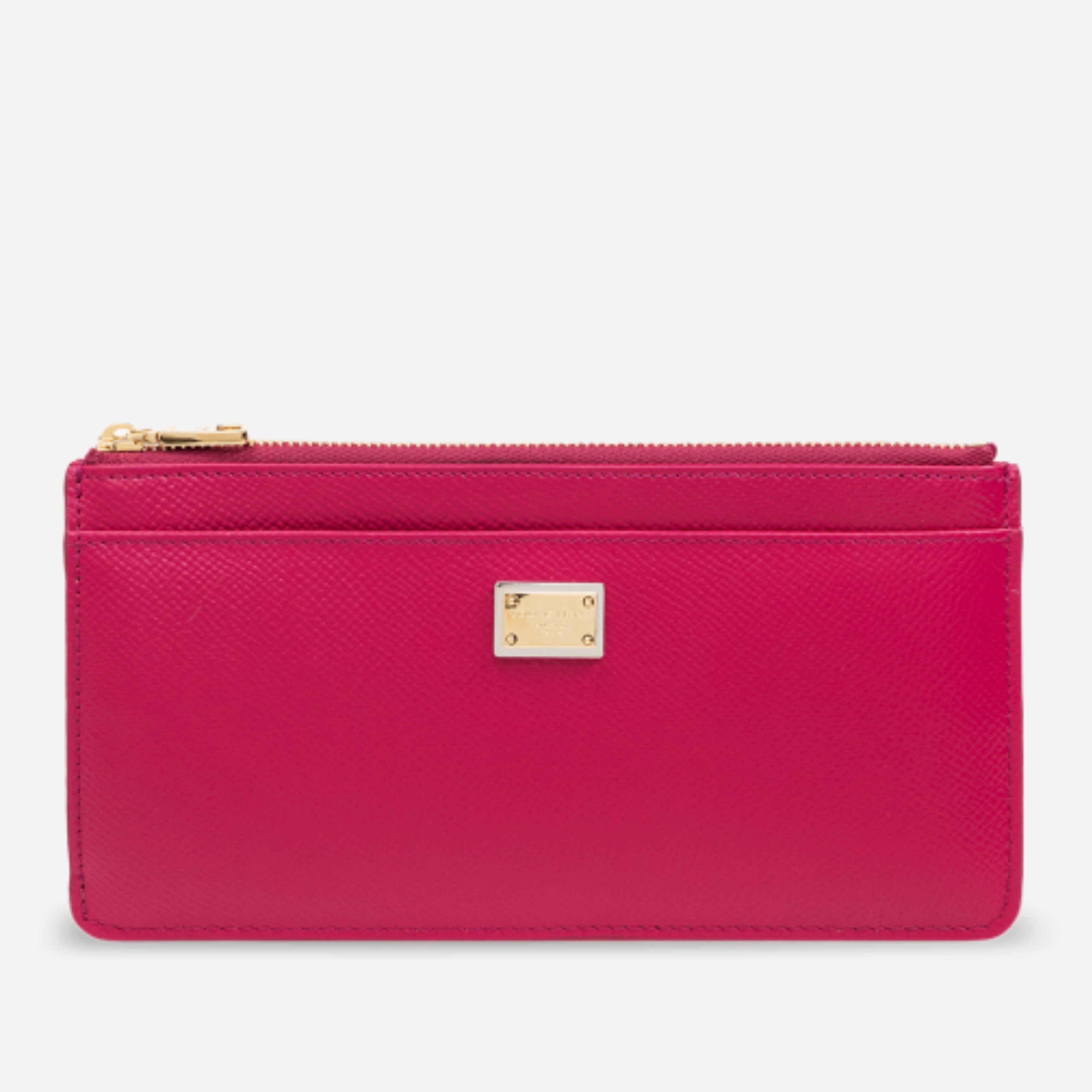 Дамско луксозно клъч портмоне в цвят фуксия Dolce & Gabbana Women’s Fuchsia Leather Clutch Wallet SKU: BI1265 A1001 8I484