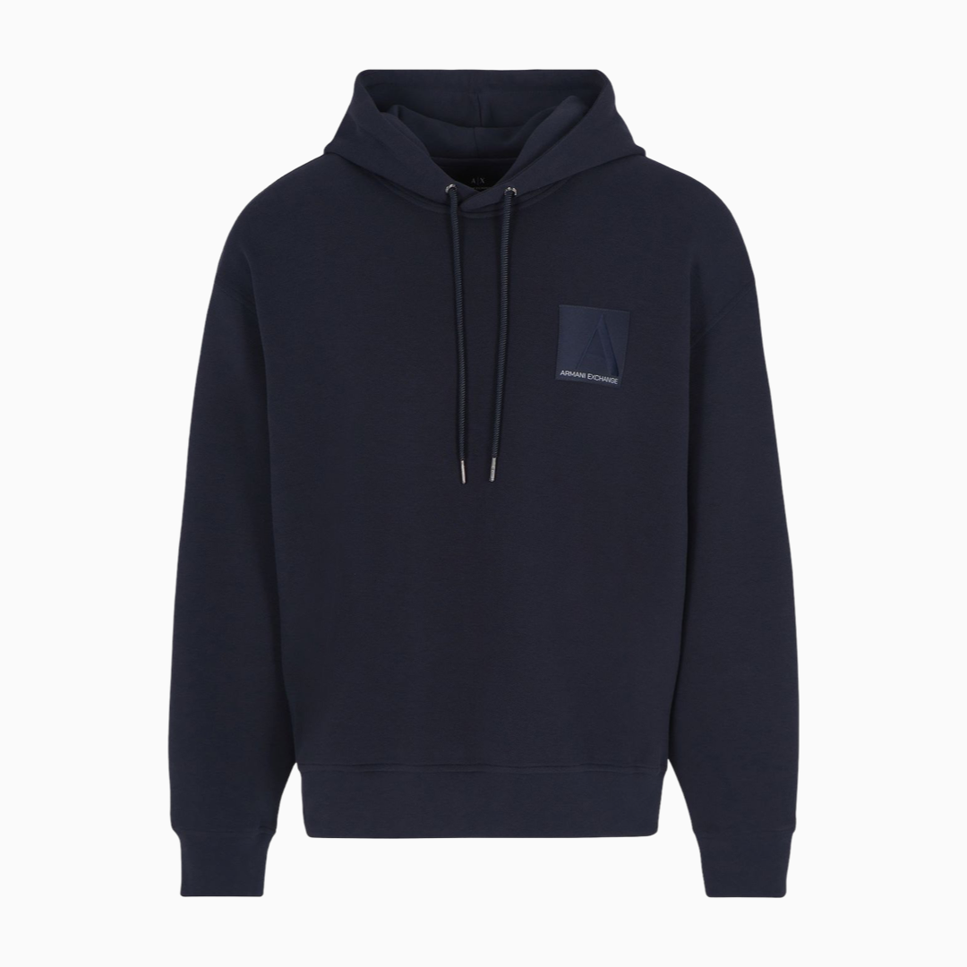 Armani exchange grosgrain hoodie hotsell