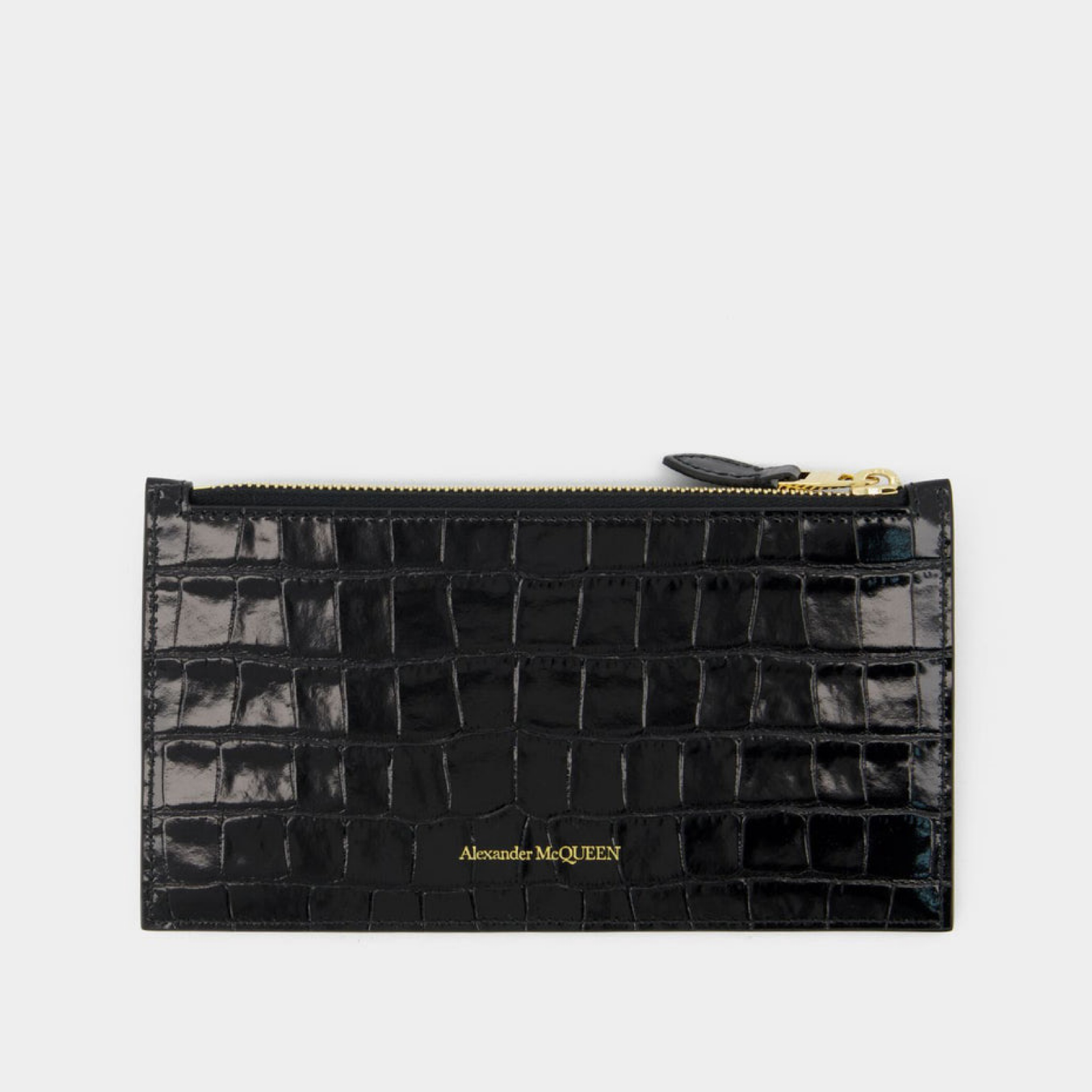 Дамско портмоне Alexander McQueen Wallet AMQ019055  Black Front View