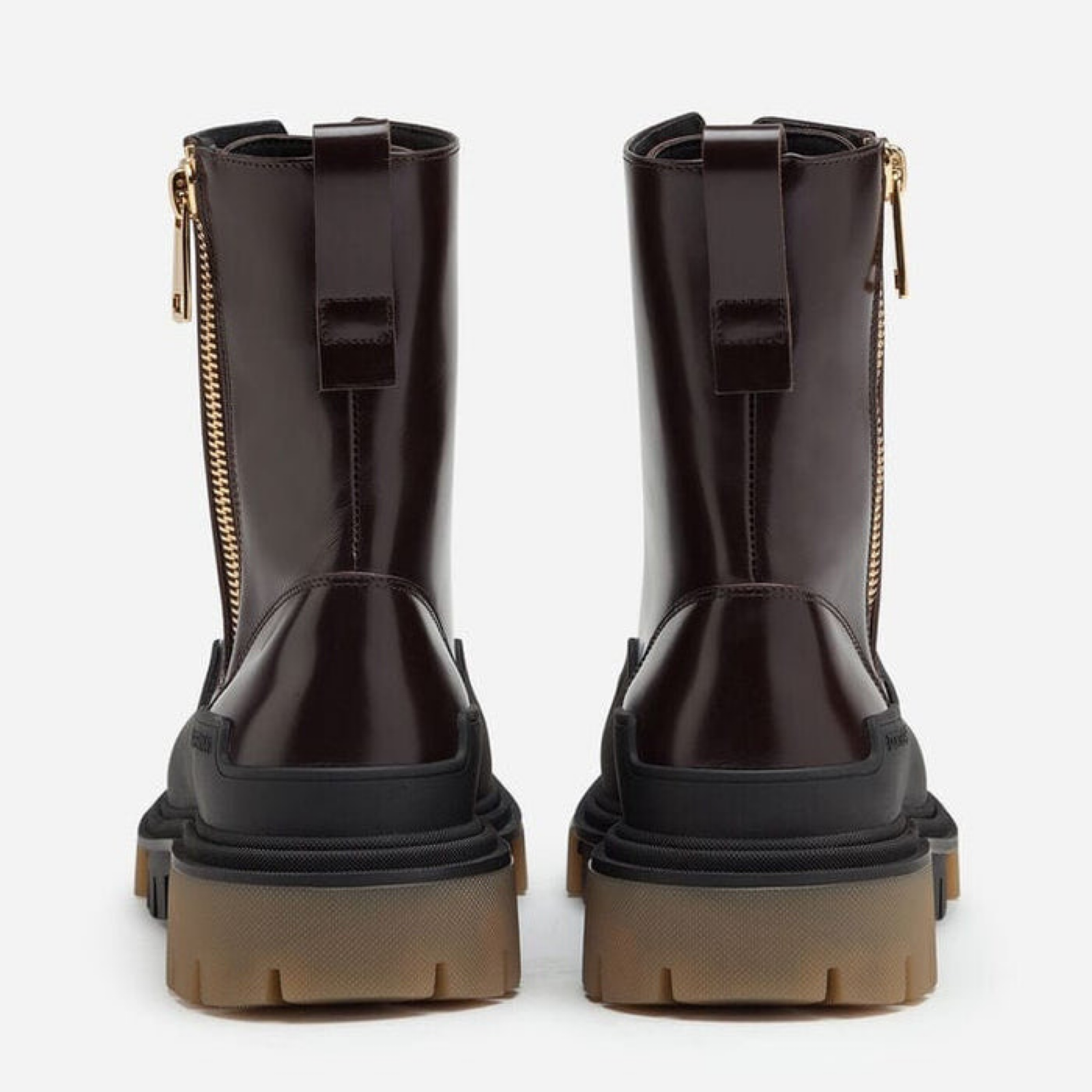 Dolce & Gabbana Amphibian Trekking Style Boots Heel View