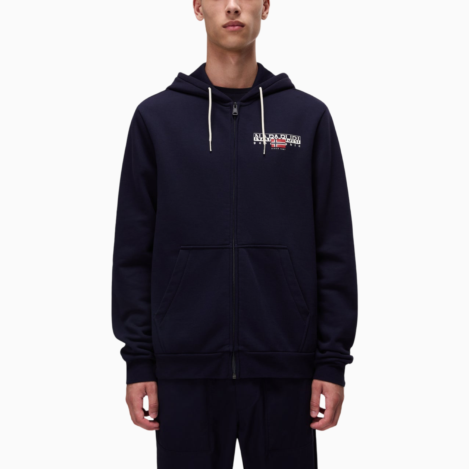 Мъжки син суичър Napapijri Men Sweatshirt NP0A4I1E Front View