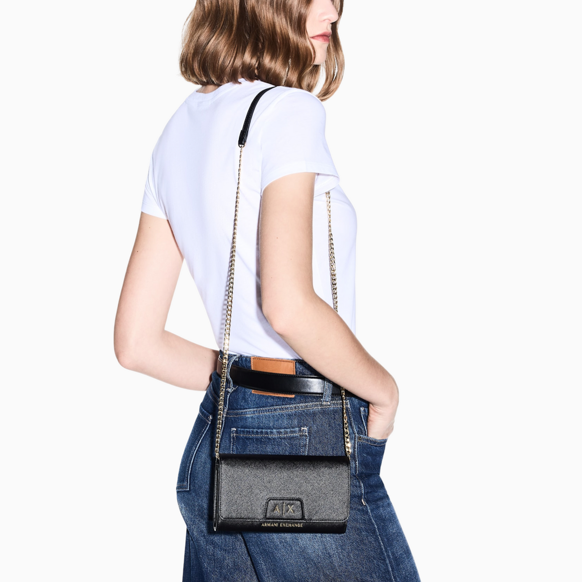 Дамско клъч портмоне Armani Exchange Women Clutch Wallet XW000358 AF26570 UC001 Model View