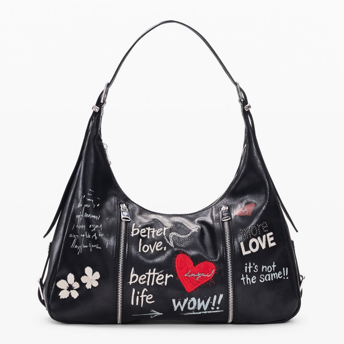 Дамска чанта Desigual Women Shoulder Bag 26WAXPA3 2000 Front View