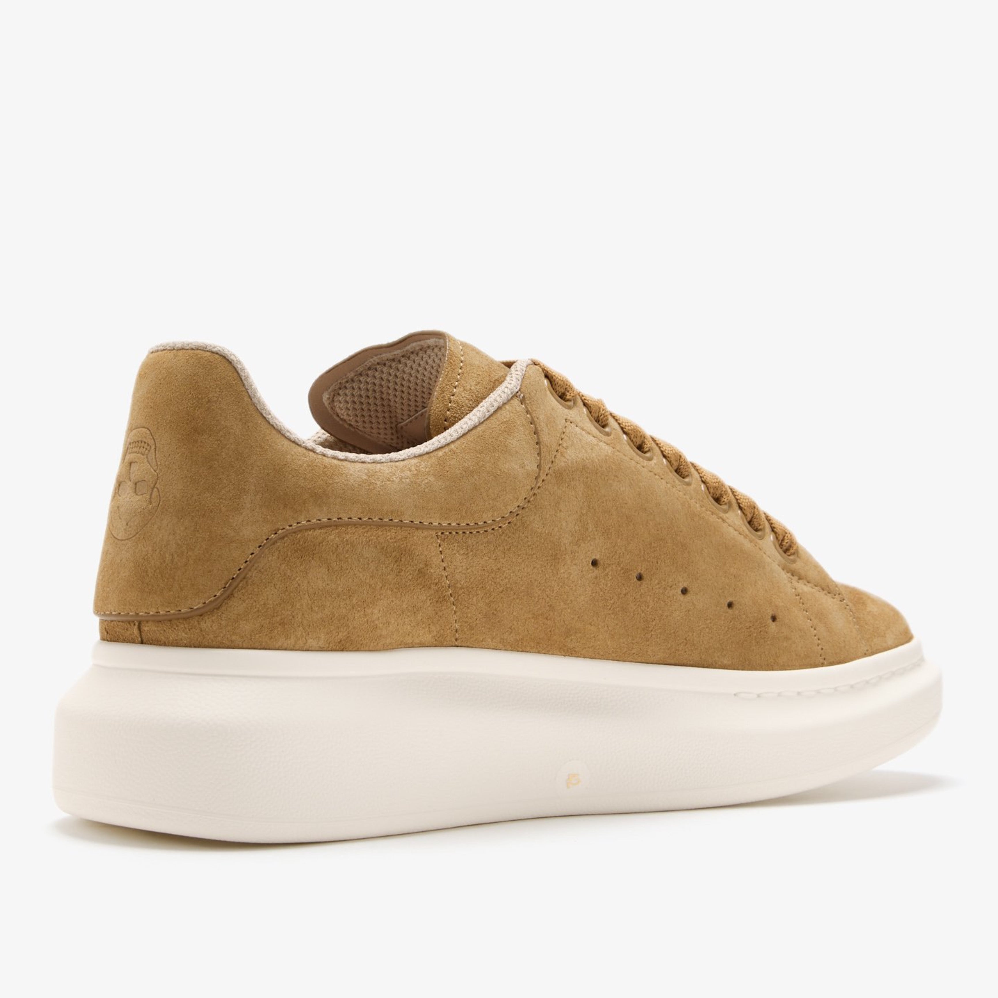 Мъжки луксозни кецове от естествен велур в бежово Men’s sneakers Alexander Mcqueen 807880WIA502150 Beige