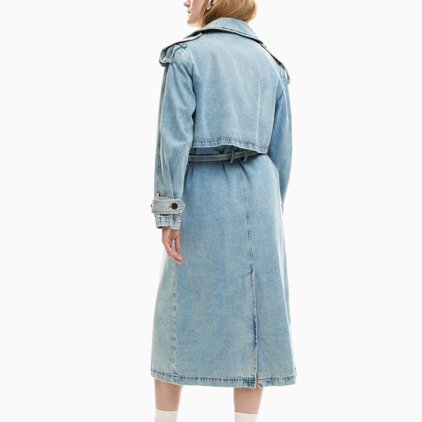 Дамско палто Desigual Women Trench Coat 26SWED17 5007 Back View