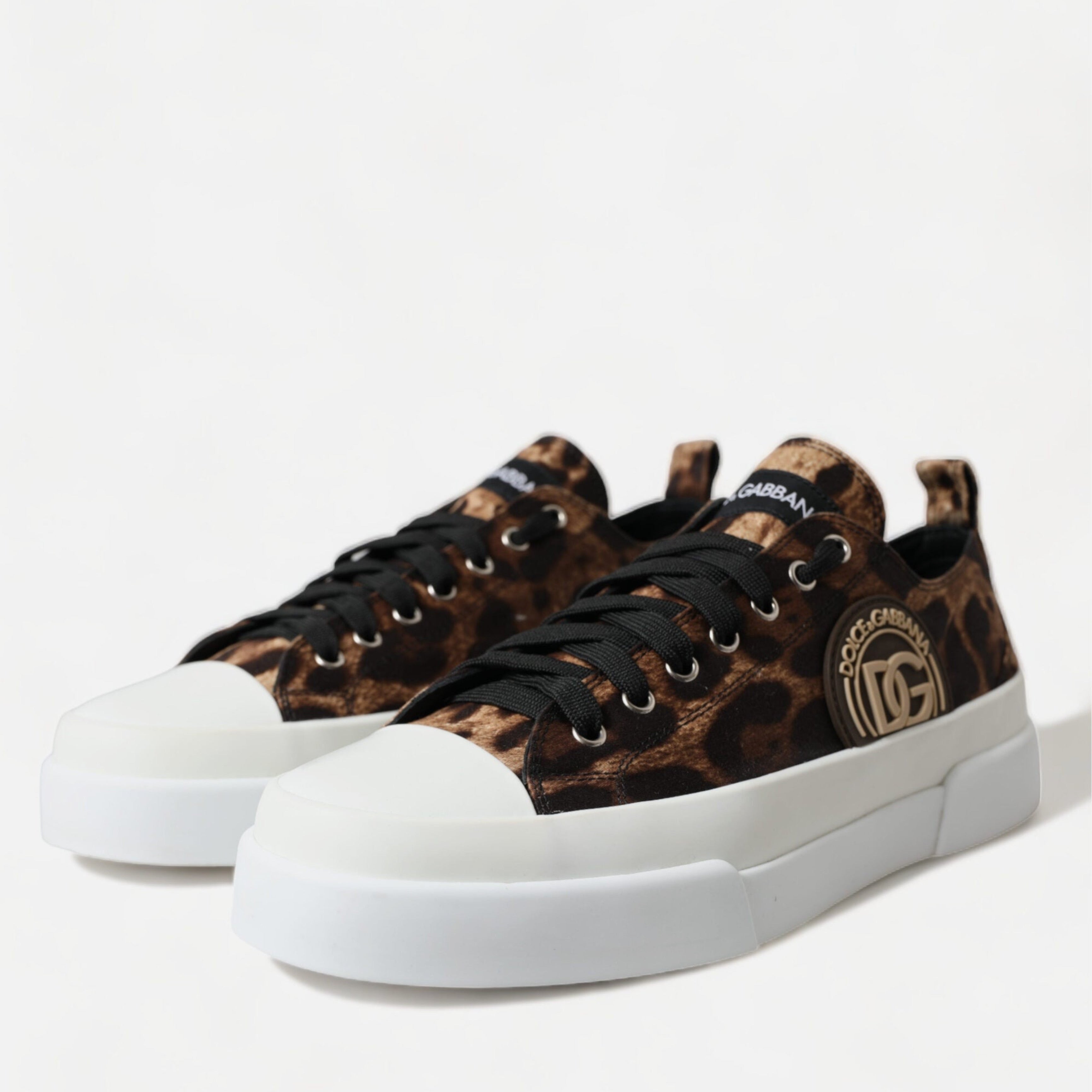 Мъжки леопардови кецове сникърси Dolce & Gabbana Men’s Leopard Sneakers