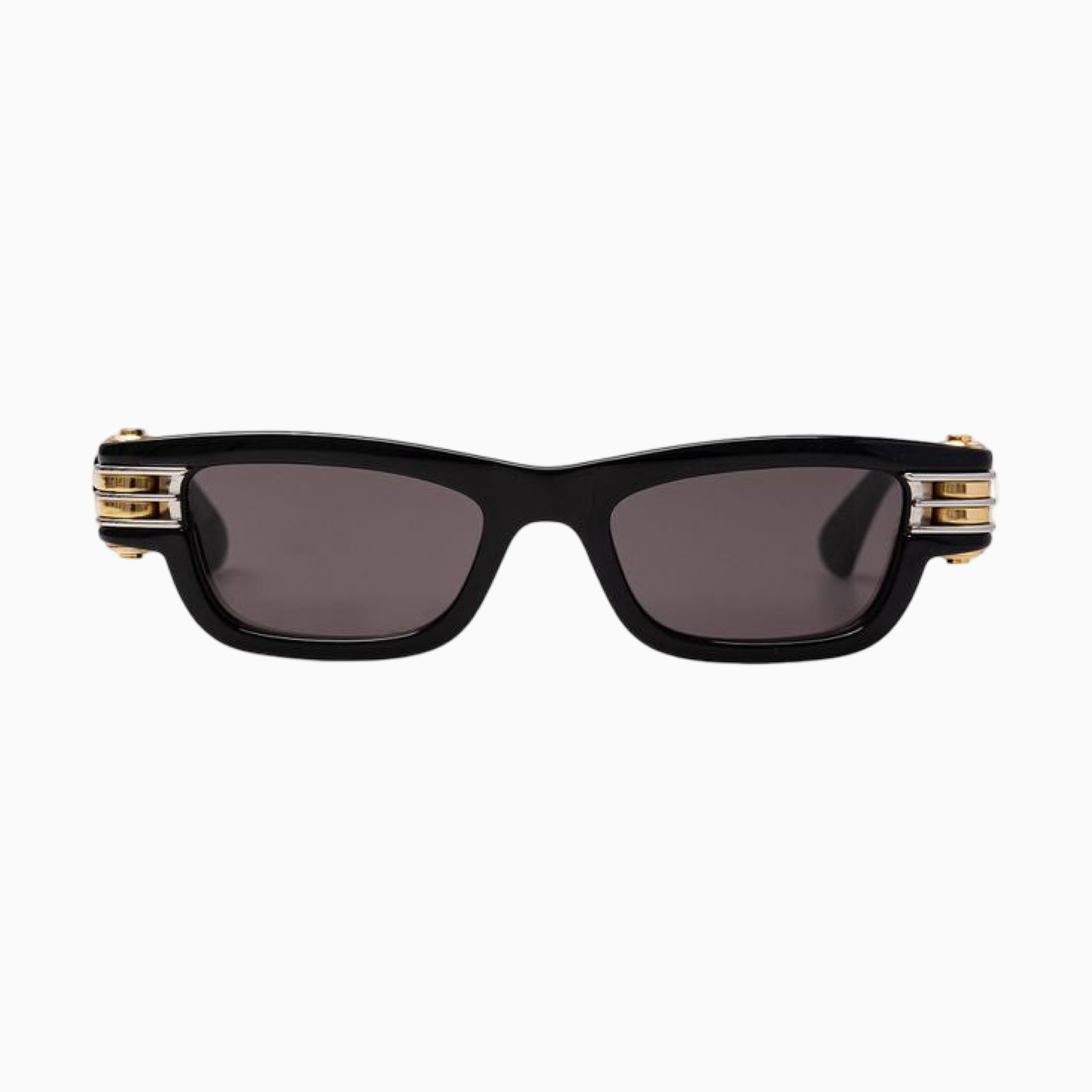 Bottega Veneta Black Acetate Sunglasses