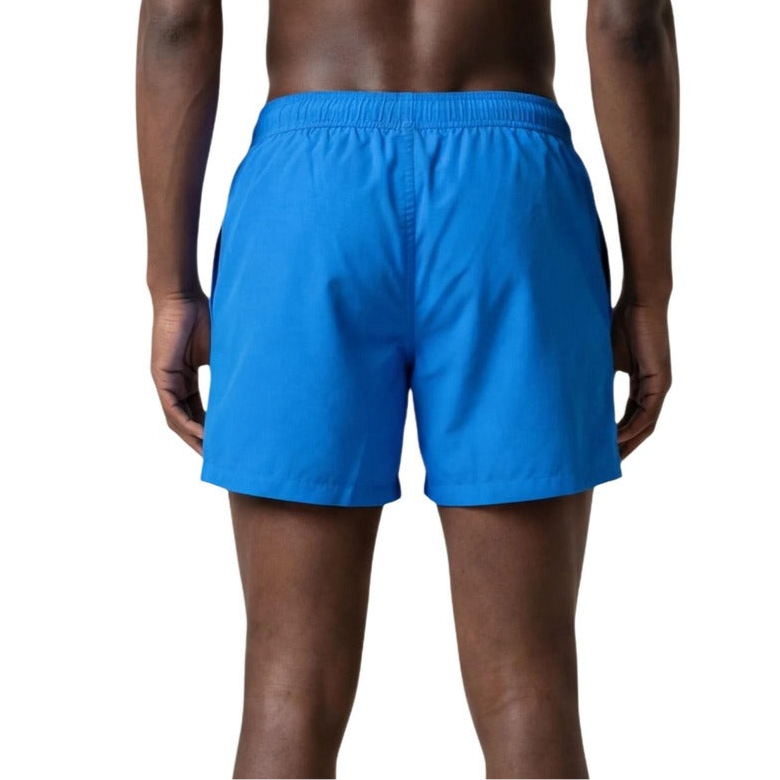 Мъжки сини бански EA7 Emporio Armani Men Swimwear 7M001677 AF13019 Back View