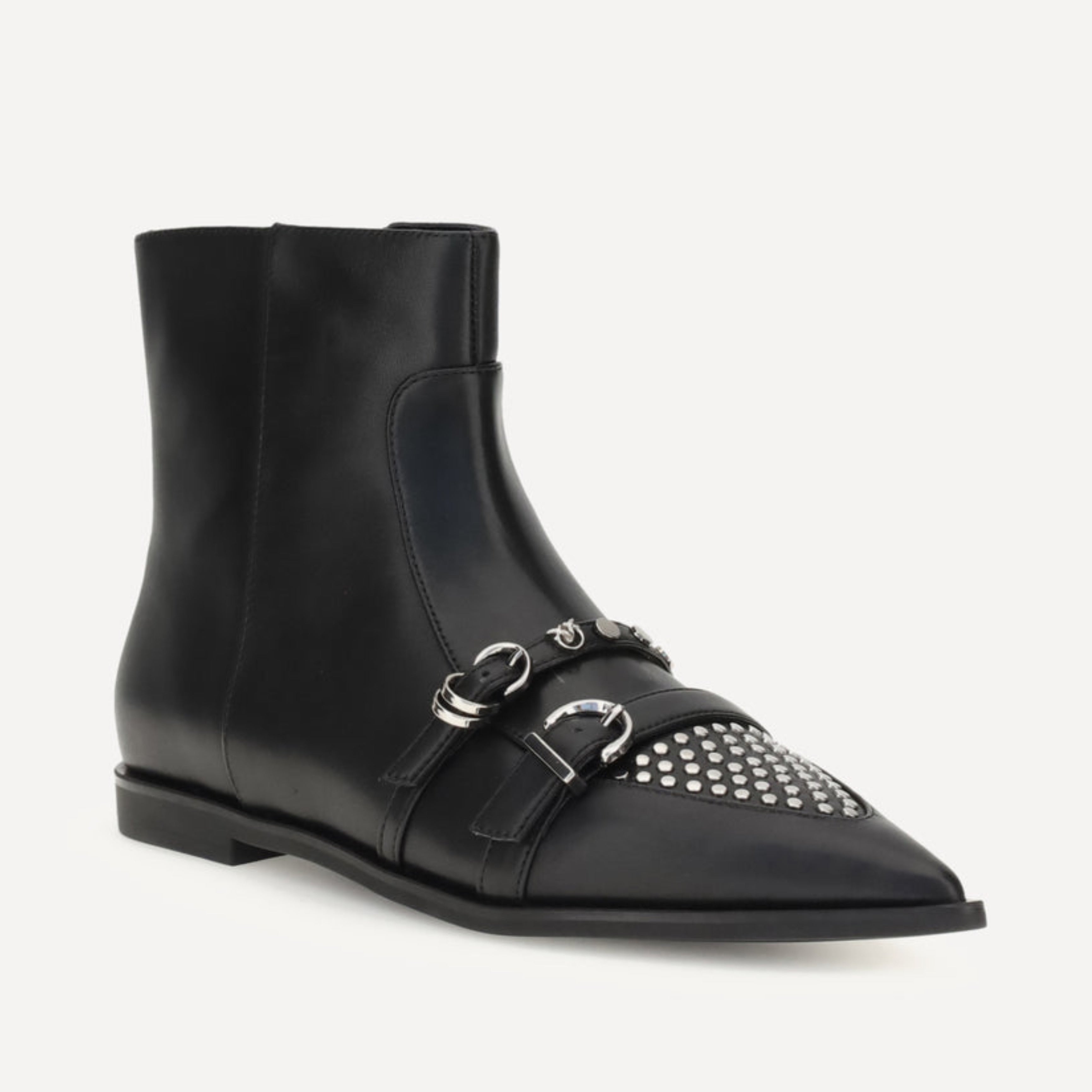 Дамски боти с остър връх и капси Women’s studded ankle boots PINKO
SD0375 P087 Z99 Black