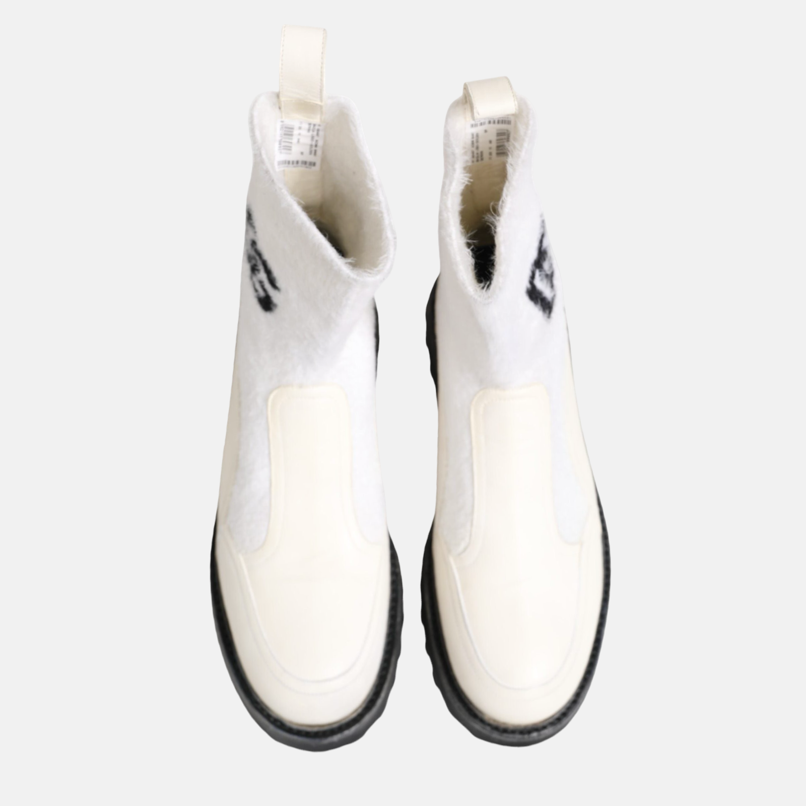 Dolce & Gabbana DG Logo Mid Calf Men Boots Top View