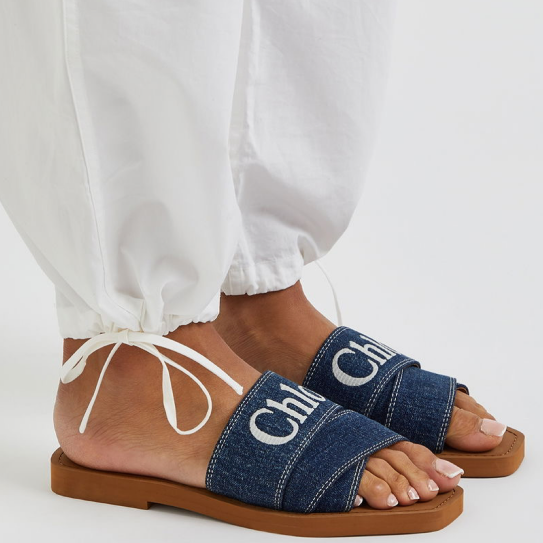 Дамски сандали Chloé Woody Slide Sandals