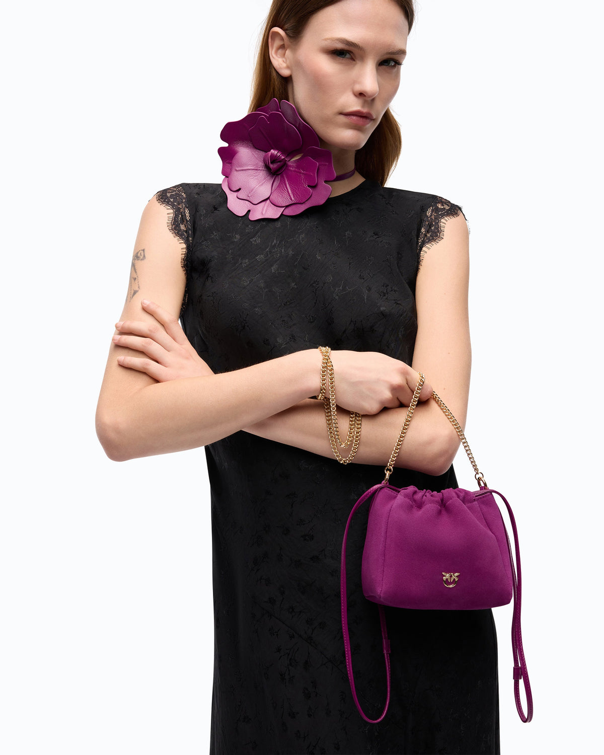 PINKO Shoulder Bucket Bag