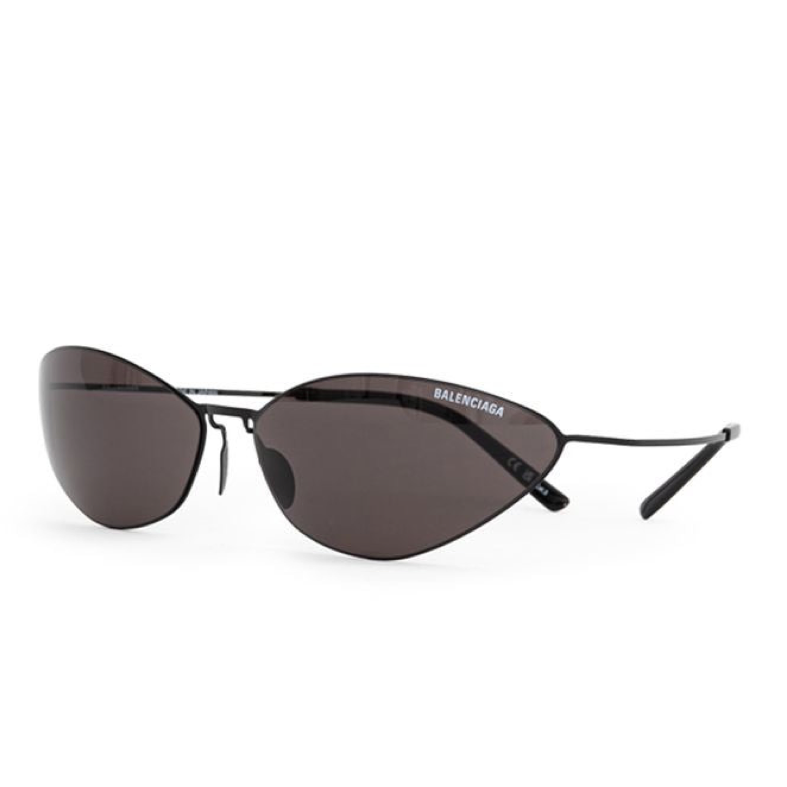 Balenciaga Black Haircalf Sunglass