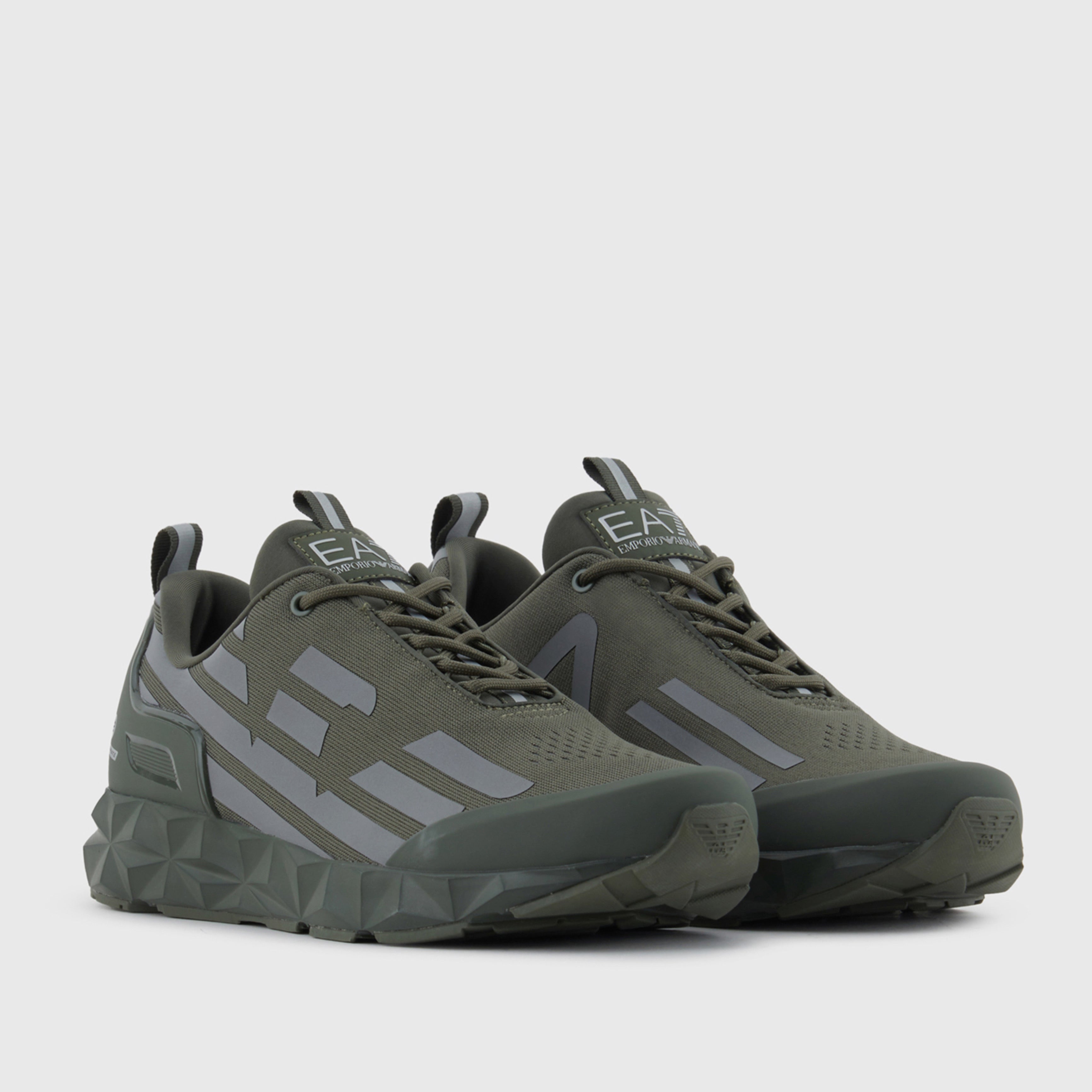 Мъжки маратонки в зелено Men’s Ultimate C2 Kombat Sneakers EA7 Emporio Armani X8X033 XCC52 U051 Military Green