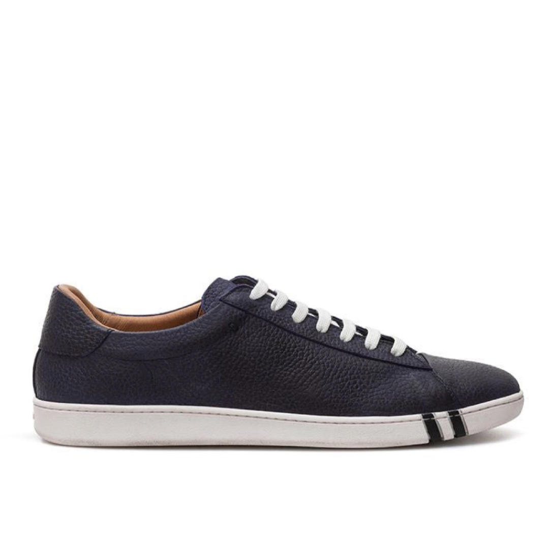 Мъжки маратонки Bally Elegant Blue Leather Sneakers For Men