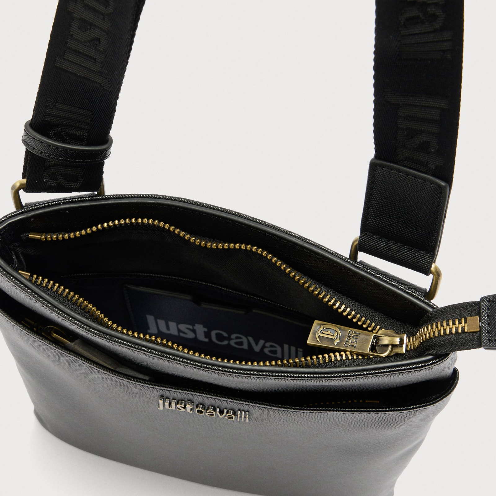 Мъжка чанта Just Cavalli 80QA4B33 ZSB85 899 Men Crossbody Bag  Inside View