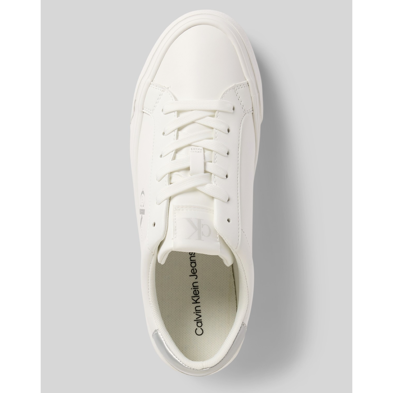 Дамски бели кецове Calvin Klein Jeans 
YW0YW01877 Top View
