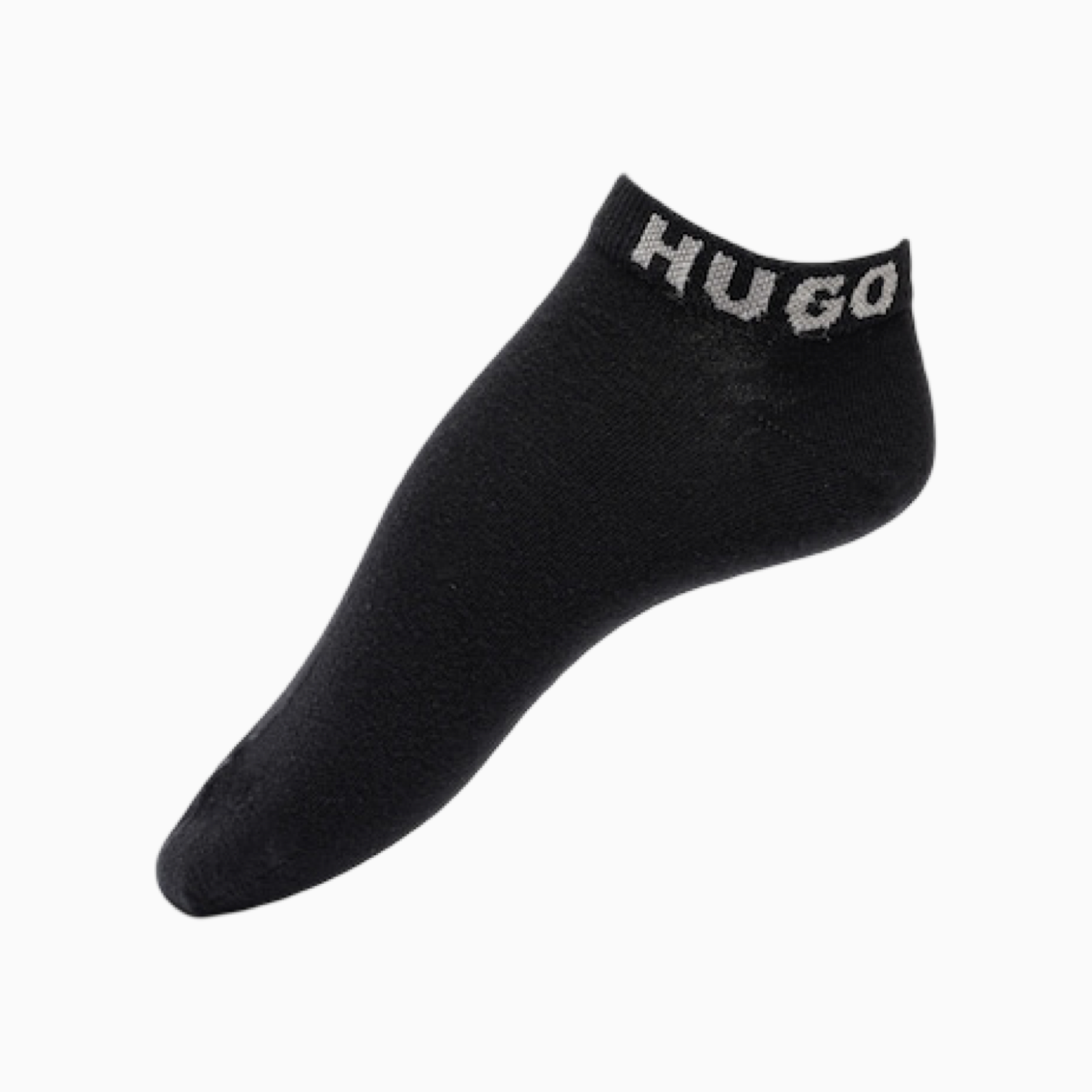  Мъжки черни чорапи Hugo Men 3-pack Socks 50557070 001 Side View