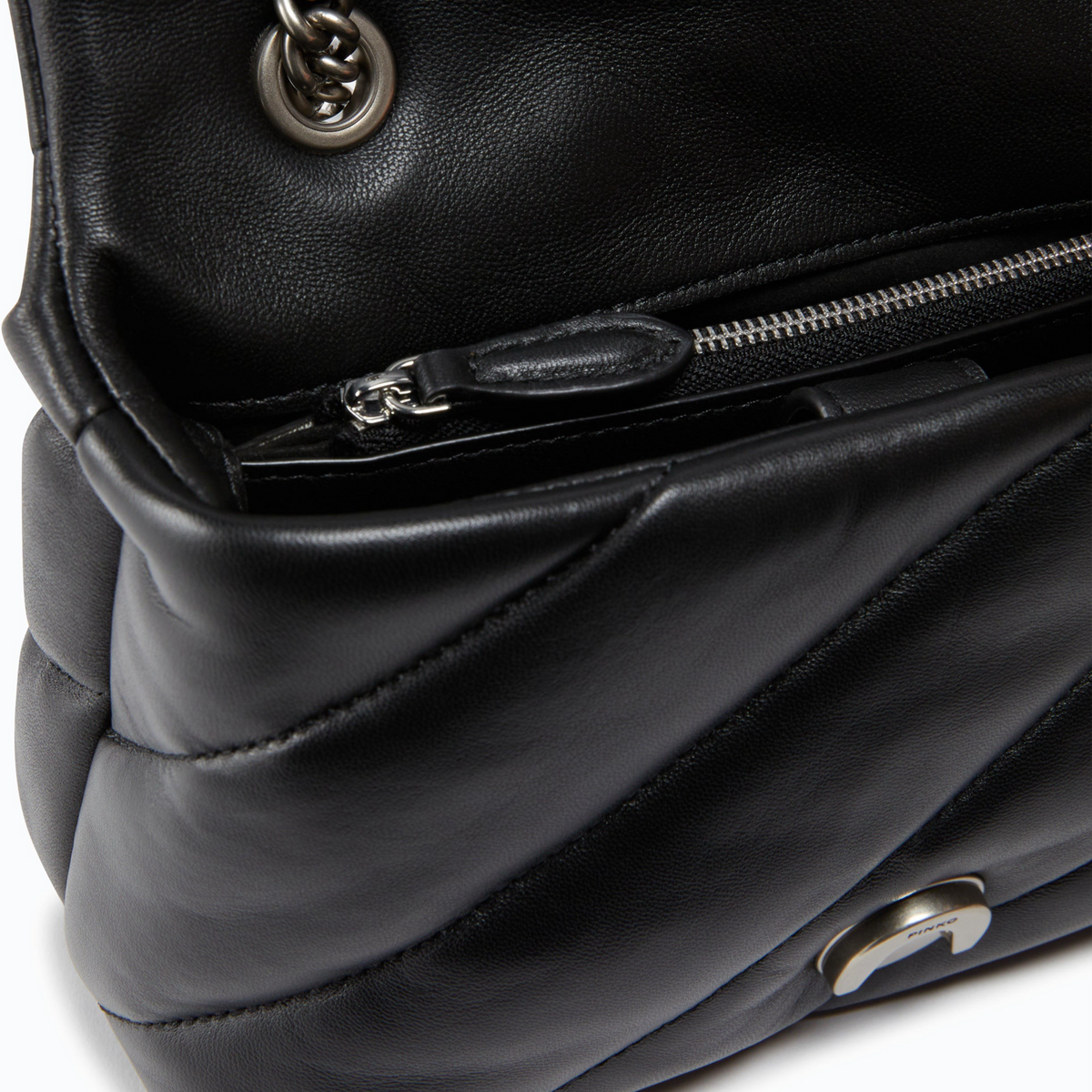 Дамска чанта Pinko Love Mini Puff Maxi Quilt Shoulder Bag 100039 A0F2 Z99O Close-Up