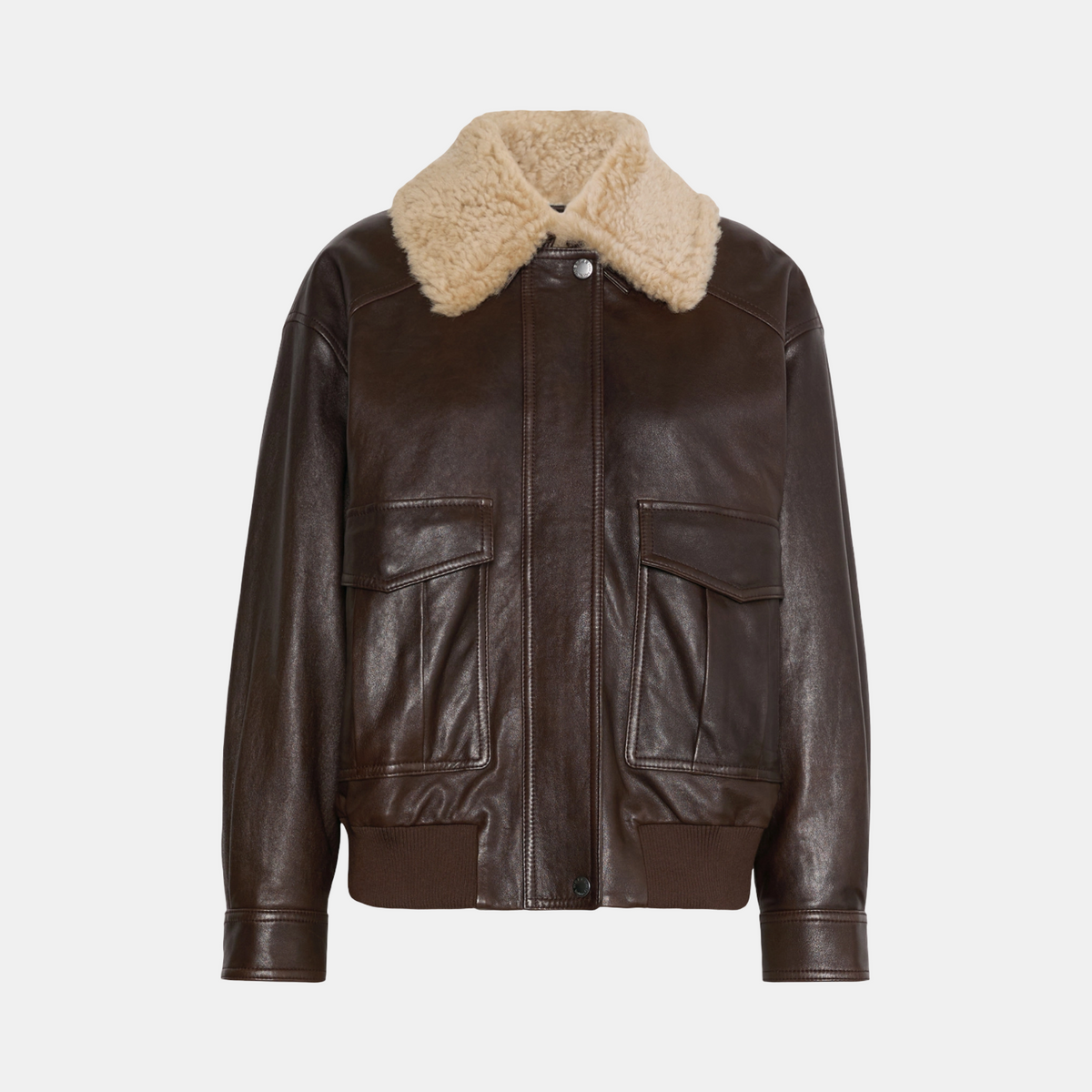 Max Mara Aviator Jacket WE5446016206001 Front View