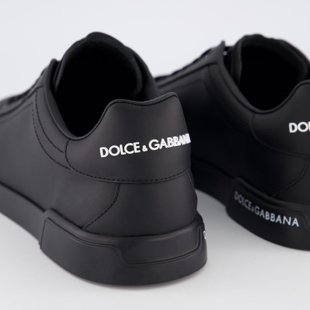 Мъжки черни маратонки Dolce & Gabbana Portofino Men Sneakers