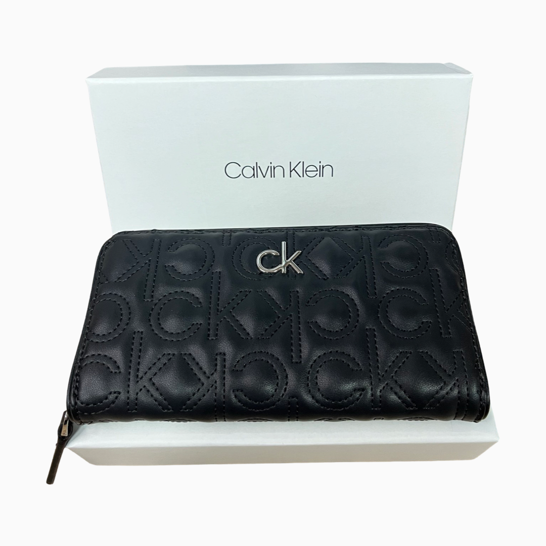 Дамско клъч портмоне в черно Women’s clutch wallet Calvin Klein K60K608607 Black