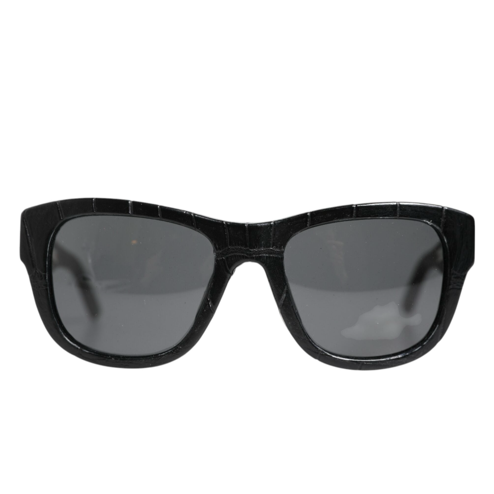 Dolce & Gabbana Black Leather Frame DG4177 Tinted Lens Sunglasses