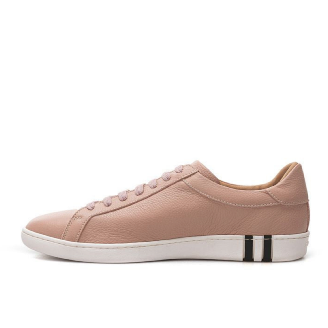 Дамски розови маратонки Bally Elegant Pink Leather Sneakers for Women