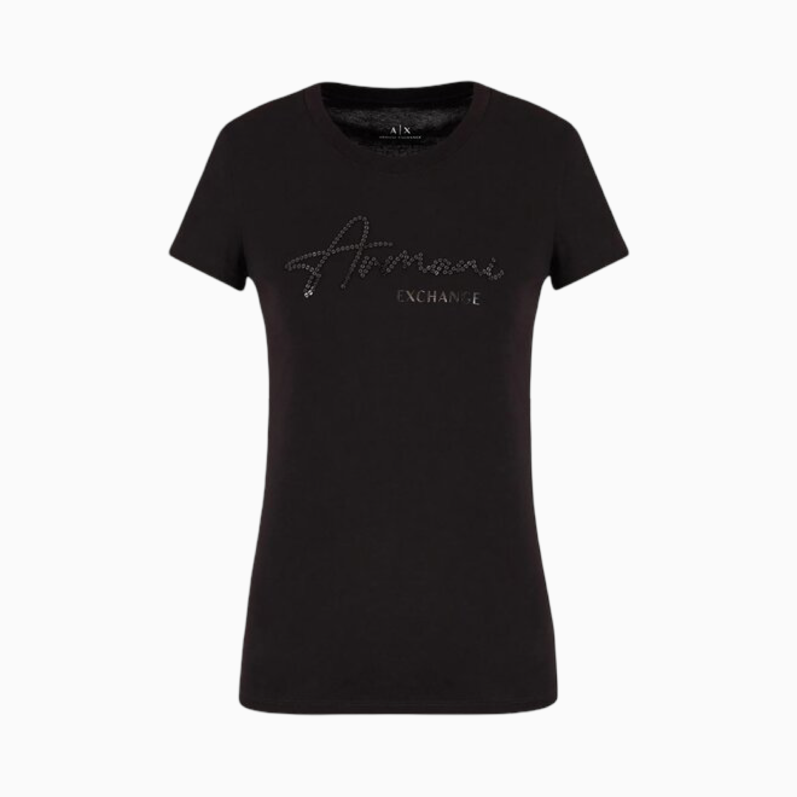 Дамска черна тениска Armani Exchange 6DYT51 YJG3Z 1200 Detail