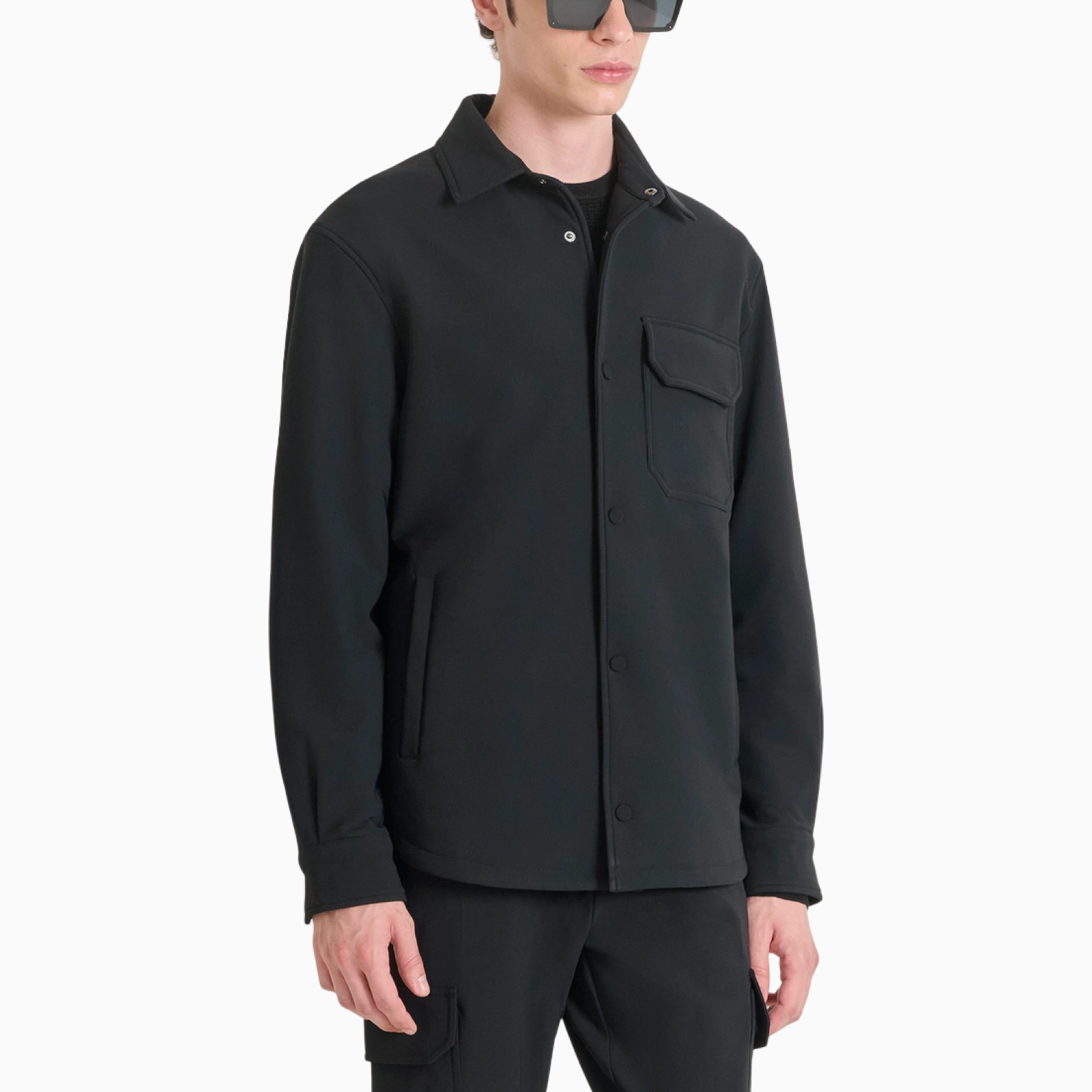 Мъжка риза Antony Morato Men Shirt 
MMSL00772-FA600297 Side View