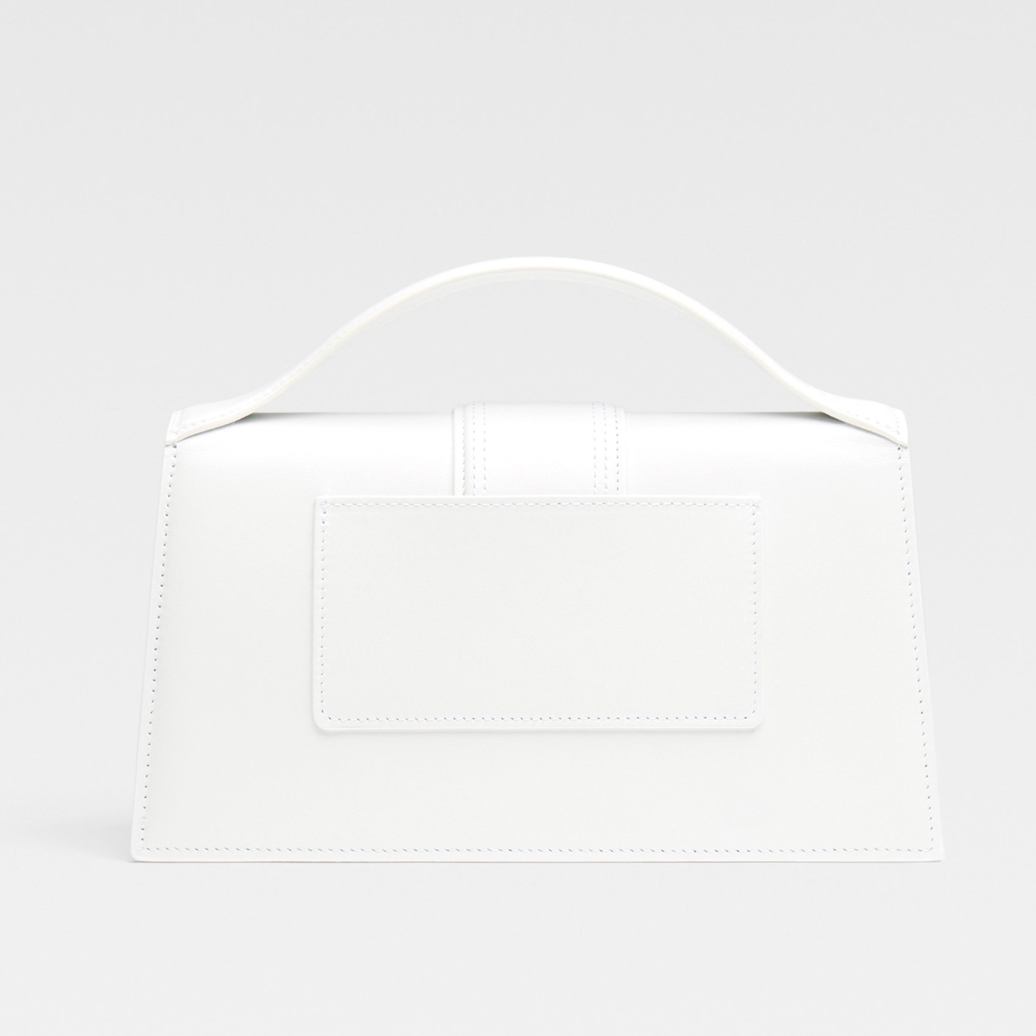 Дамска чанта Women’s handbag Jacquemus Large Bambino BAW00007BC01C01100 White back view