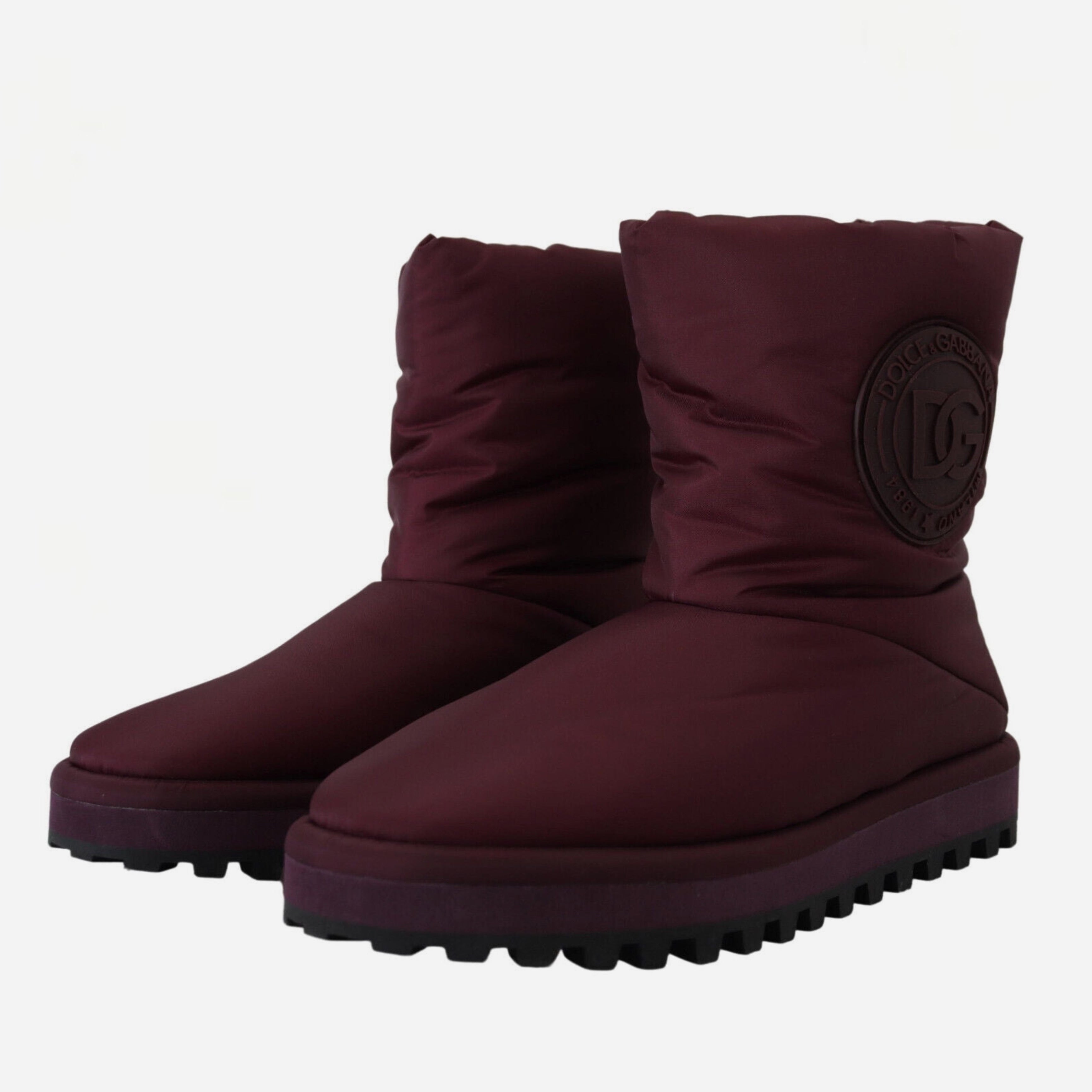 Мъжки луксозни апрески Dolce & Gabbana Men’s Luxury Bordeaux Snow Boots