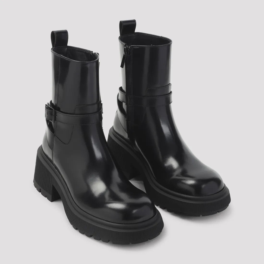 Дамски луксозни боти Women’s ankle boots Jimmy Choo Conny J000178002 Black front view