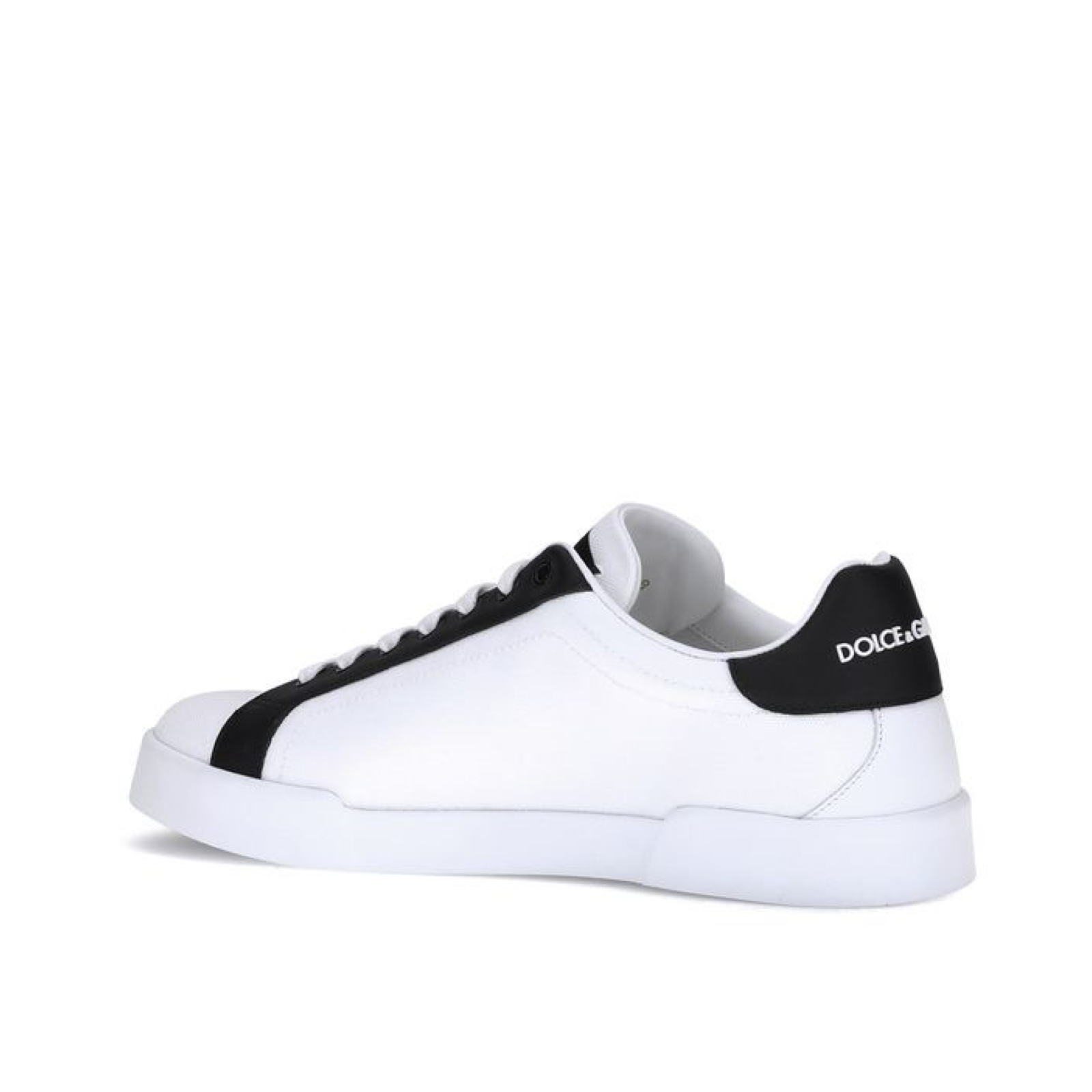 Dolce & Gabbana Portofino DG Patch Men Sneakers Heel View