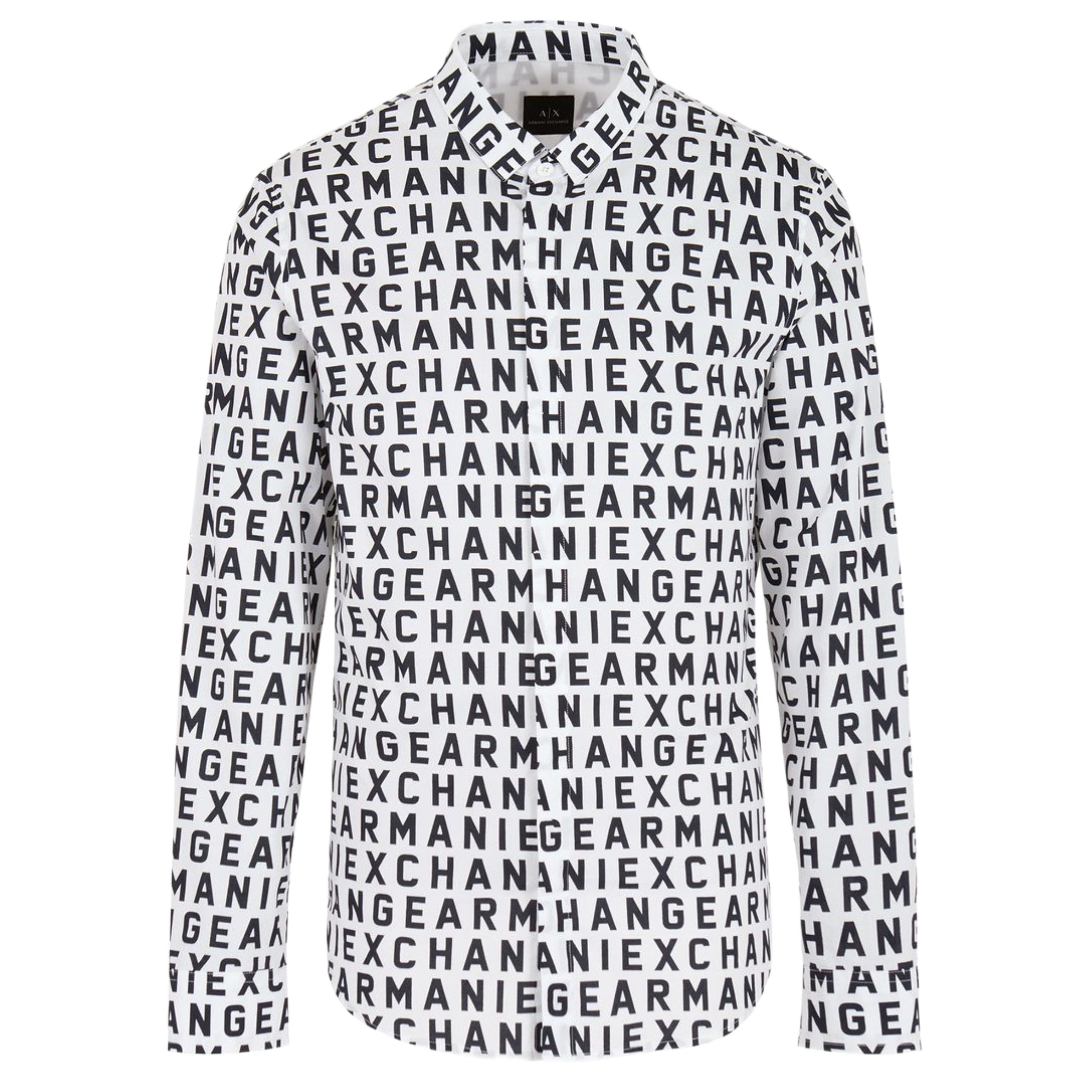 Мъжка риза с дълъг ръкав Armani Exchange 3DZC25 ZNEAZ нова колекция
