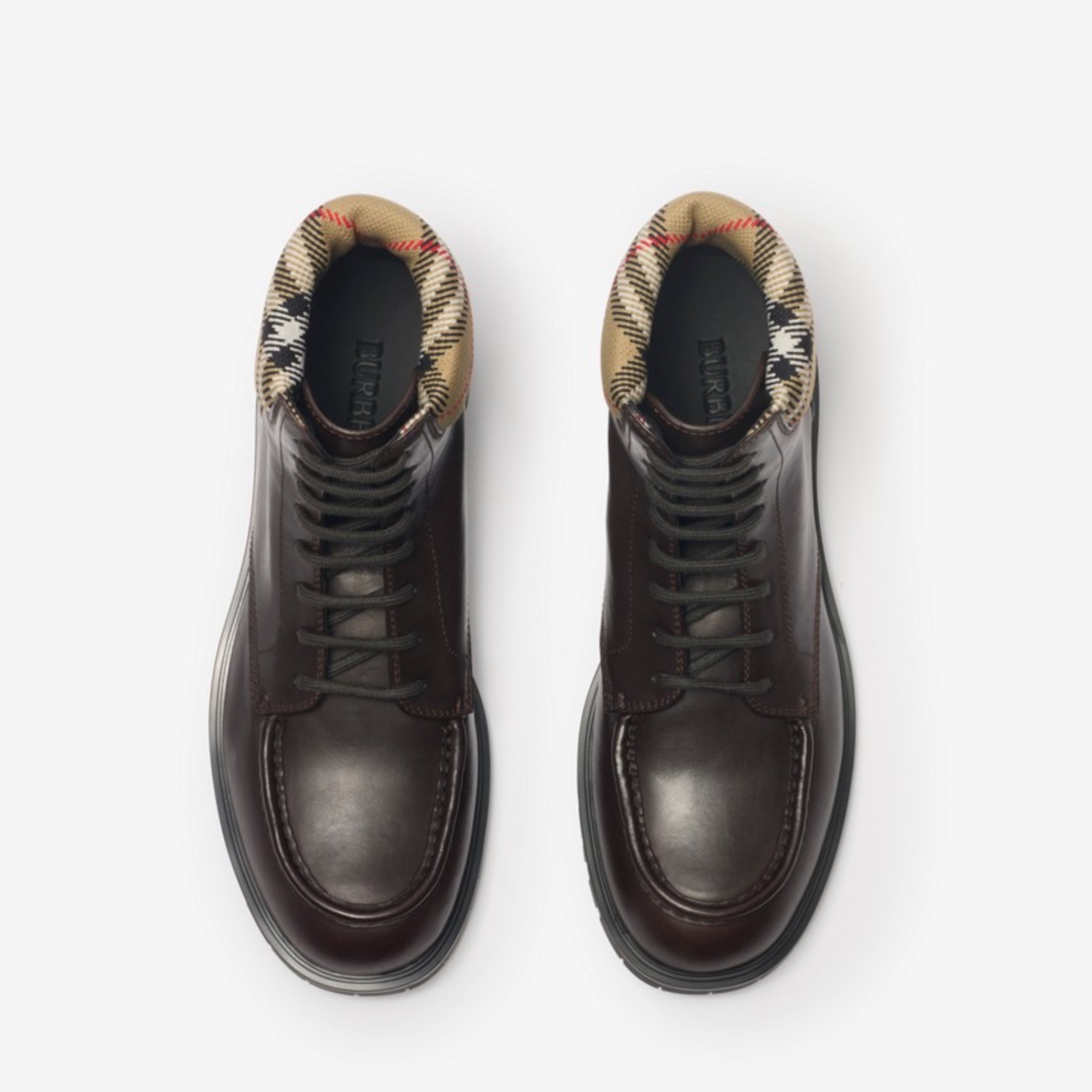 Мъжки боти Men’s ankle boots Burberry Rogue 81155981 Dark Brown top view