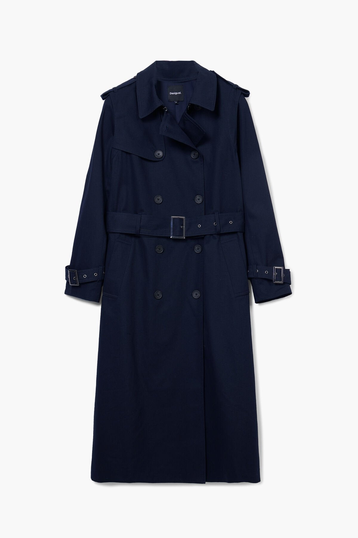 Дамски тренчкот Women’s detachable trench coat Desigual 4WWEW80 Dark Blue